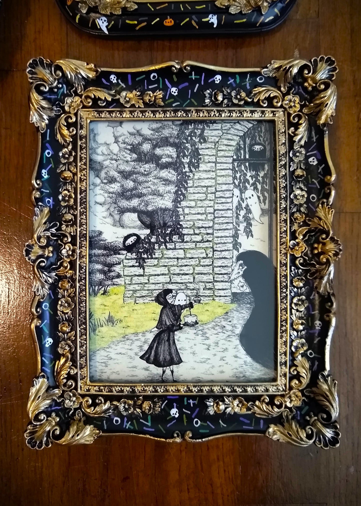 Halloween Sprinkle Frames - Skulls and Eyeballs