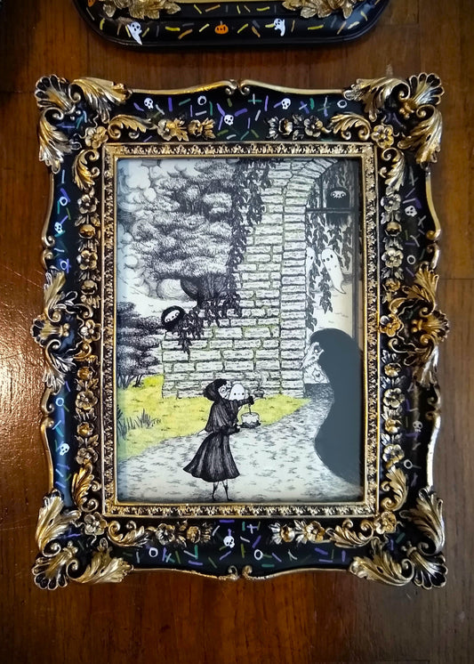 Halloween Sprinkle Frames - Skulls and Eyeballs