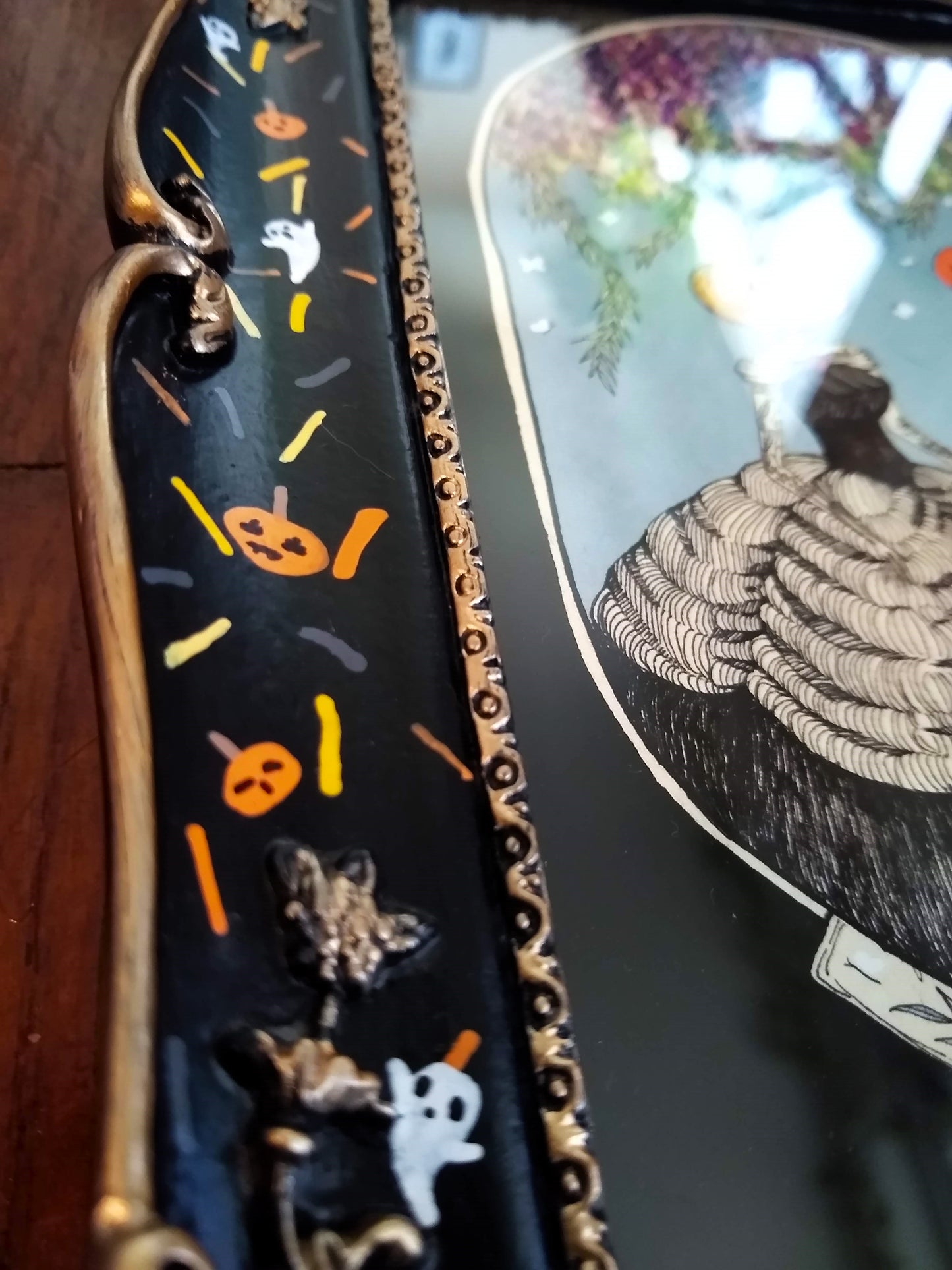 Halloween Sprinkle Frames - Ghosts and Jack O' Lanterns