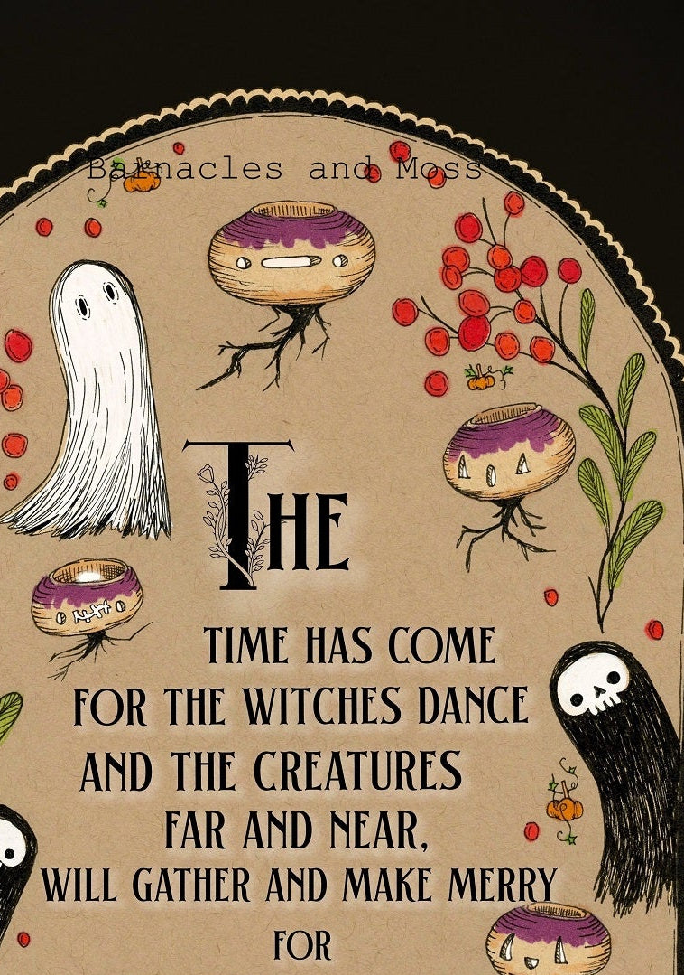 Halloween is Here Fine Art Print