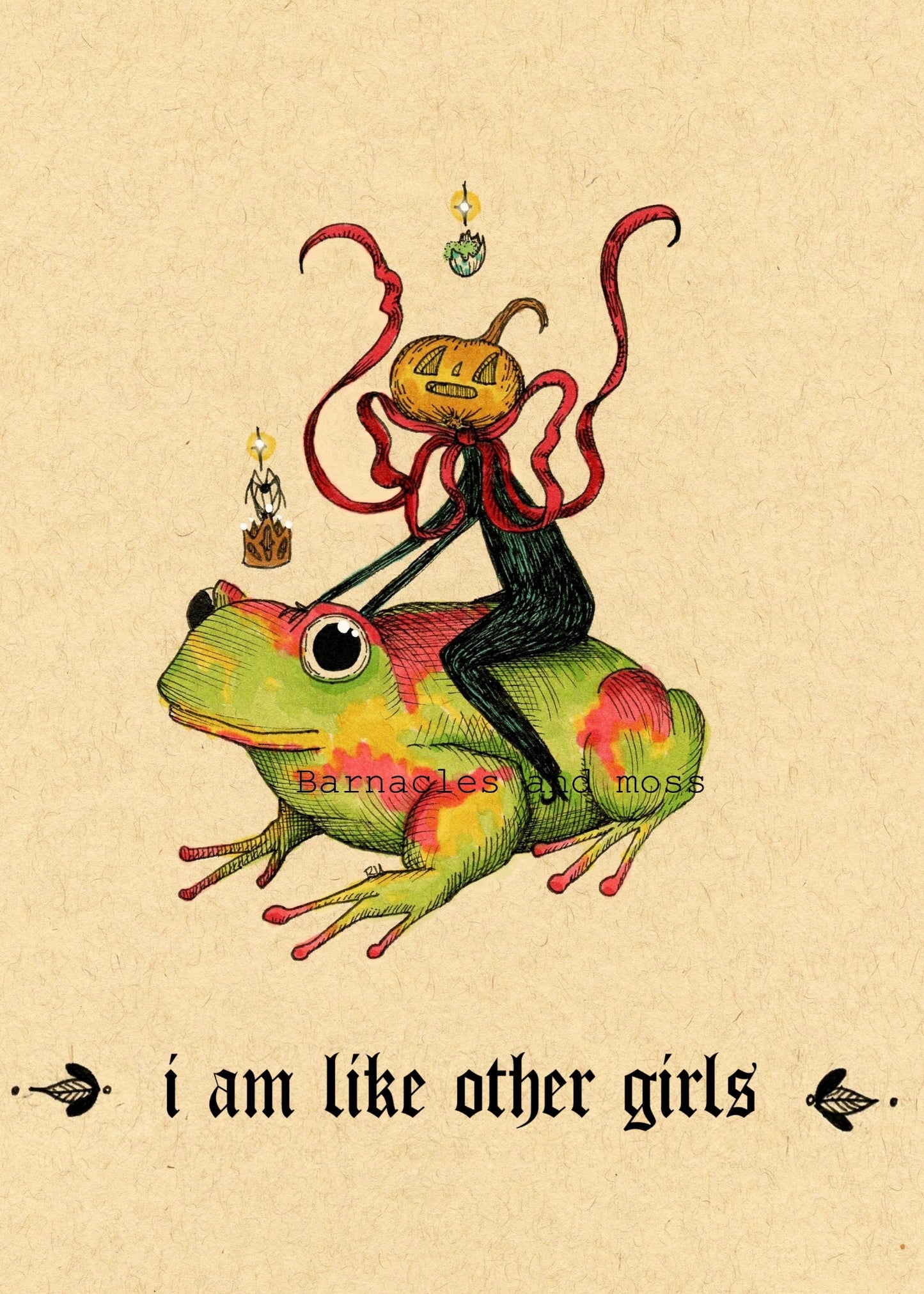 I Am Like Other Girls Fine Art Print