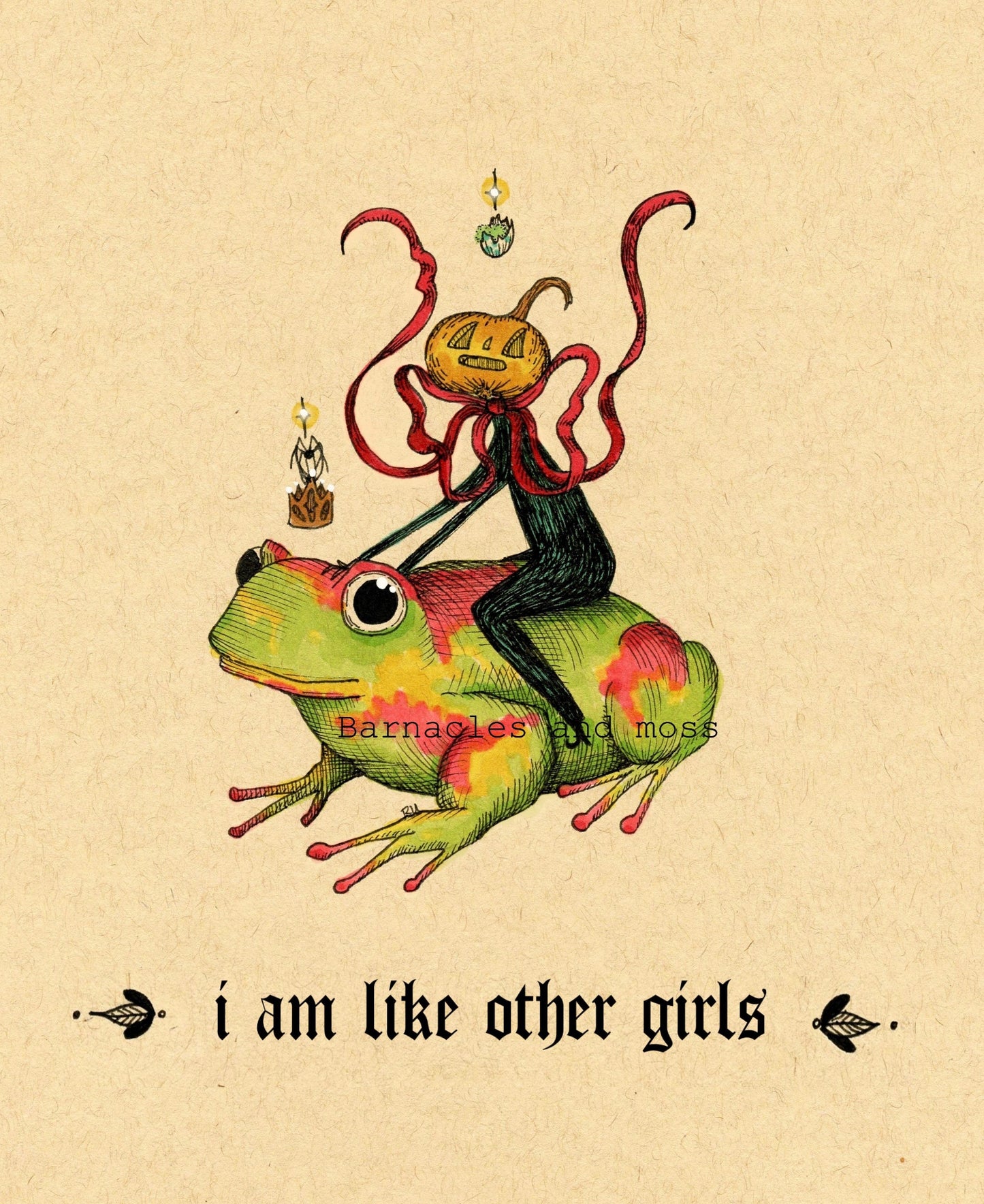 I Am Like Other Girls Fine Art Print