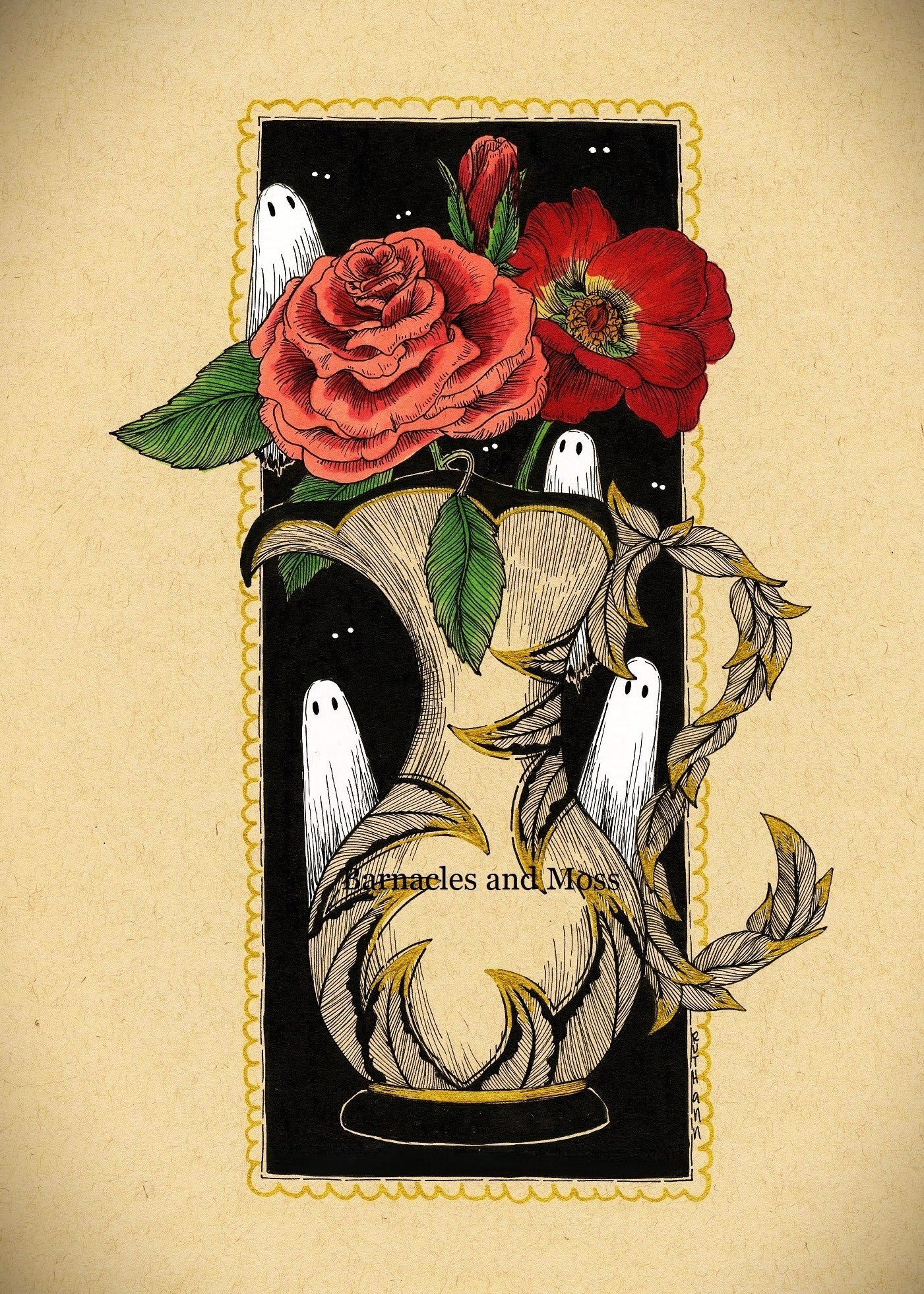 Je Vis, Mais Dans Les Larmes Fine Art Print