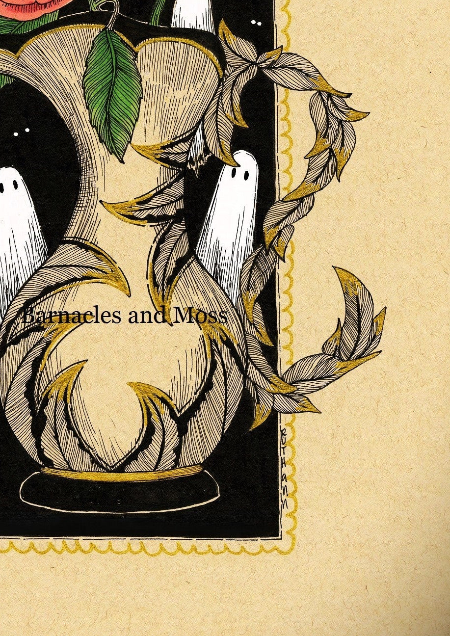 Je Vis, Mais Dans Les Larmes Fine Art Print