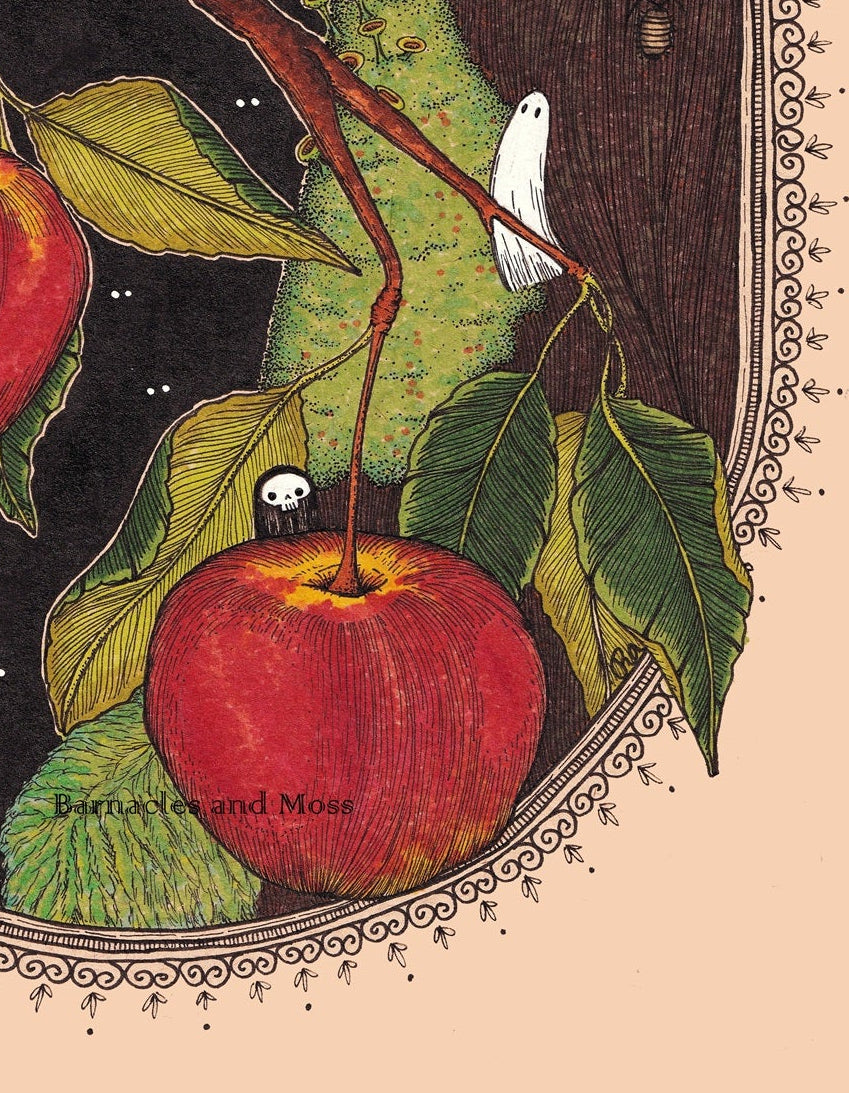In the Apple Orchard Fine Art Print