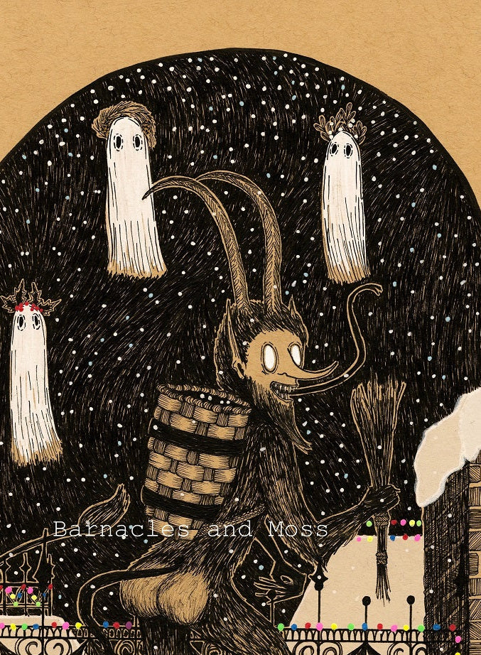 Krampus Booty Fine Art Print