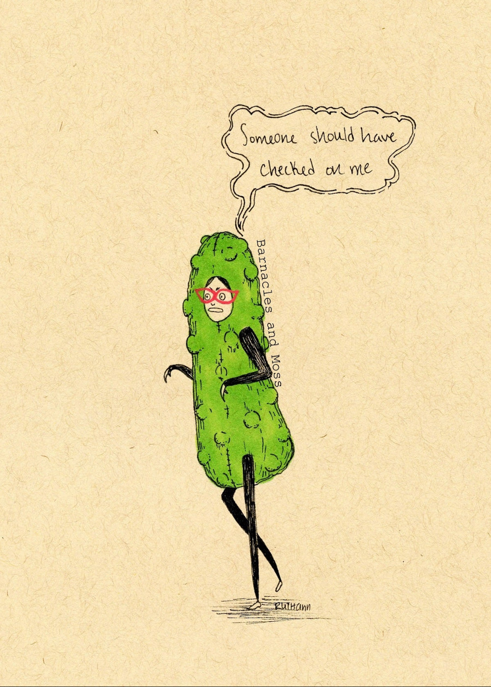 Someone Should Have Checked On Me Fine Art Print