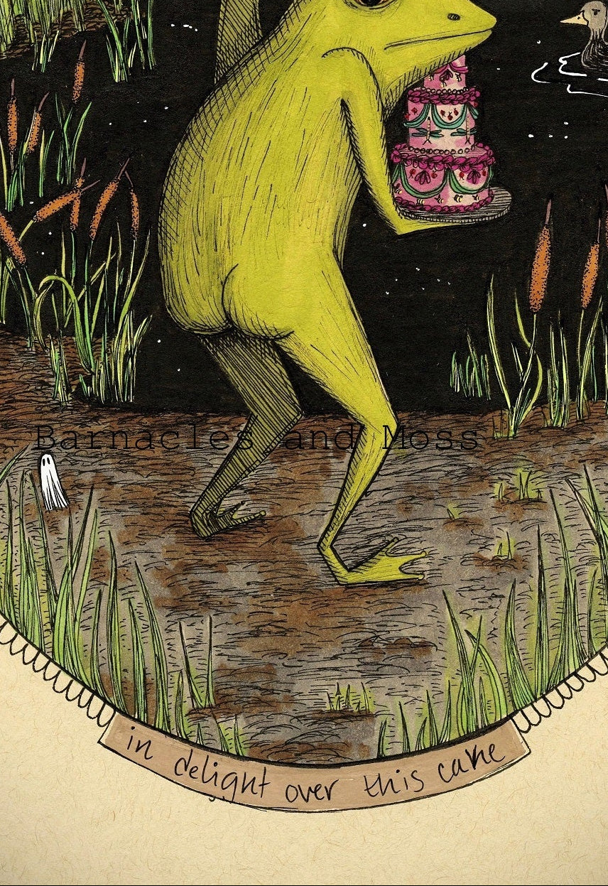 Loveland Frogman Booty Fine Art Print