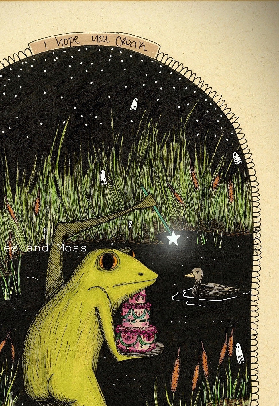 Loveland Frogman Booty Fine Art Print
