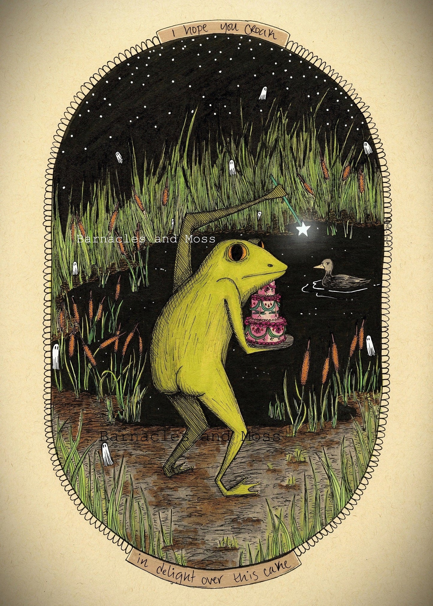 Loveland Frogman Booty Fine Art Print