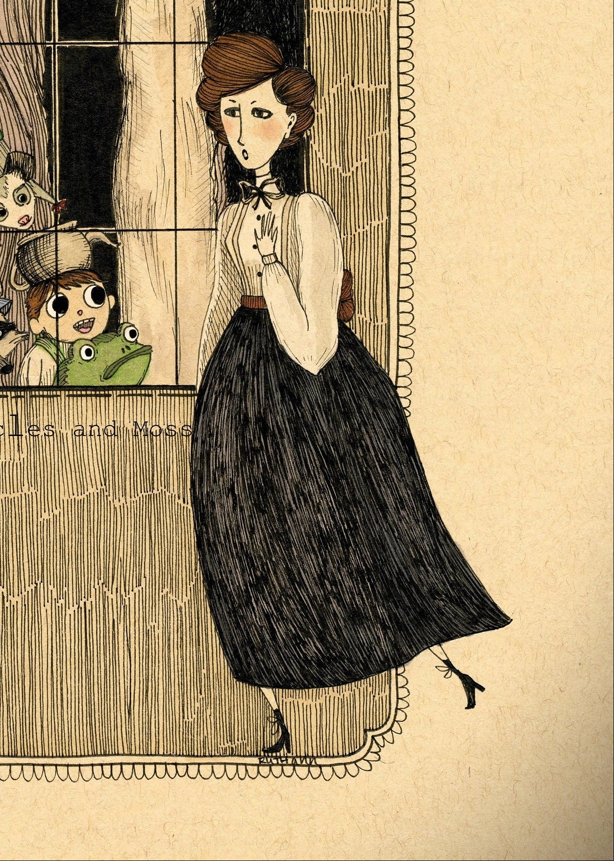 Miss Langtree's Lament Fine Art Print