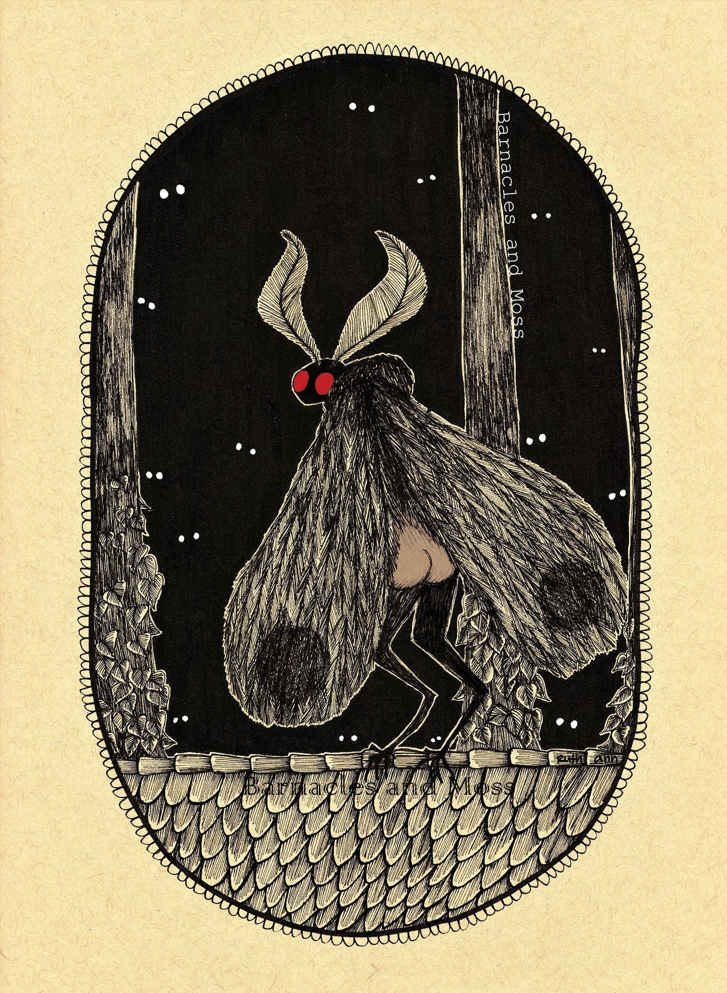 Mothman Booty Fine Art Print