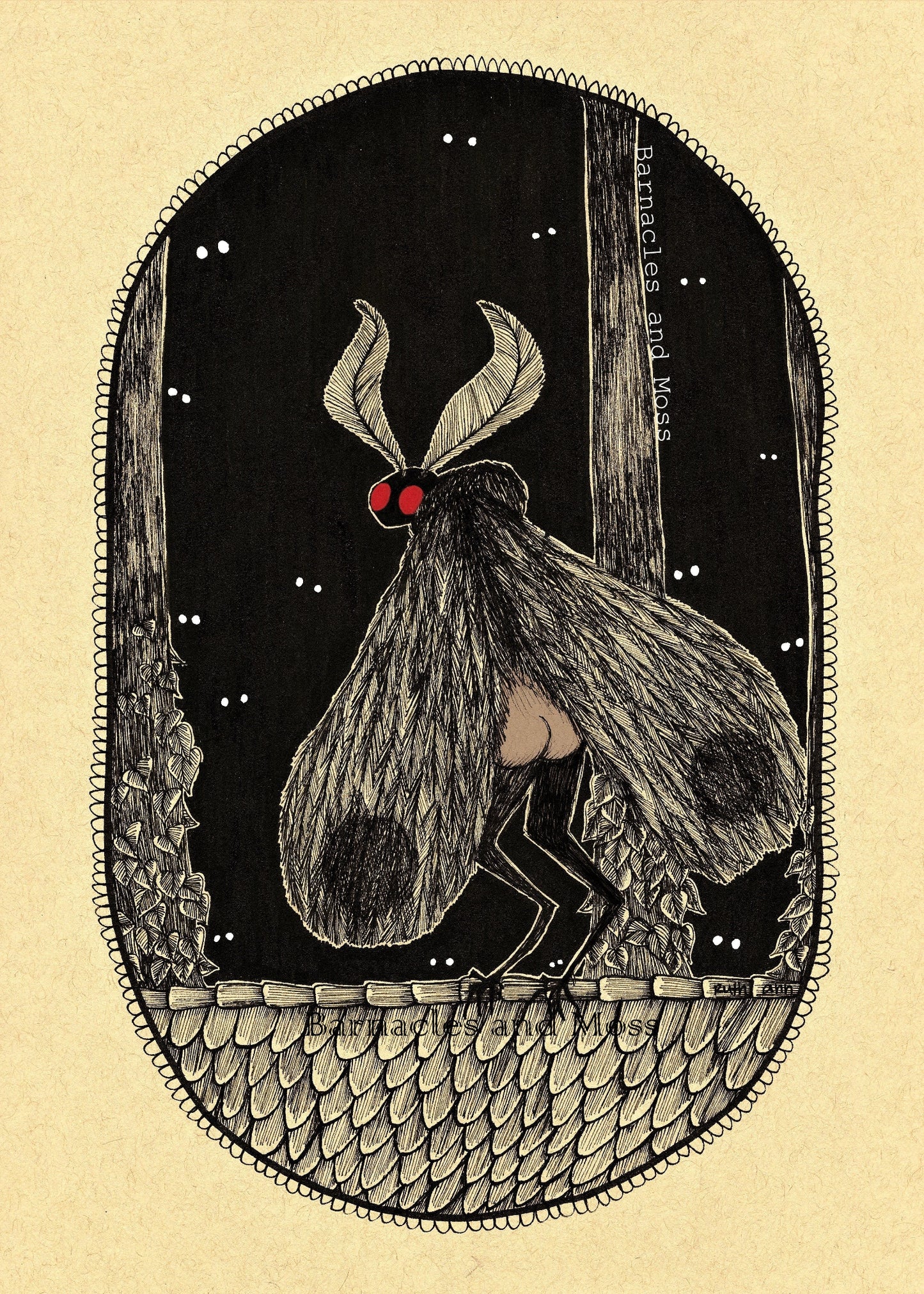 Mothman Booty Fine Art Print