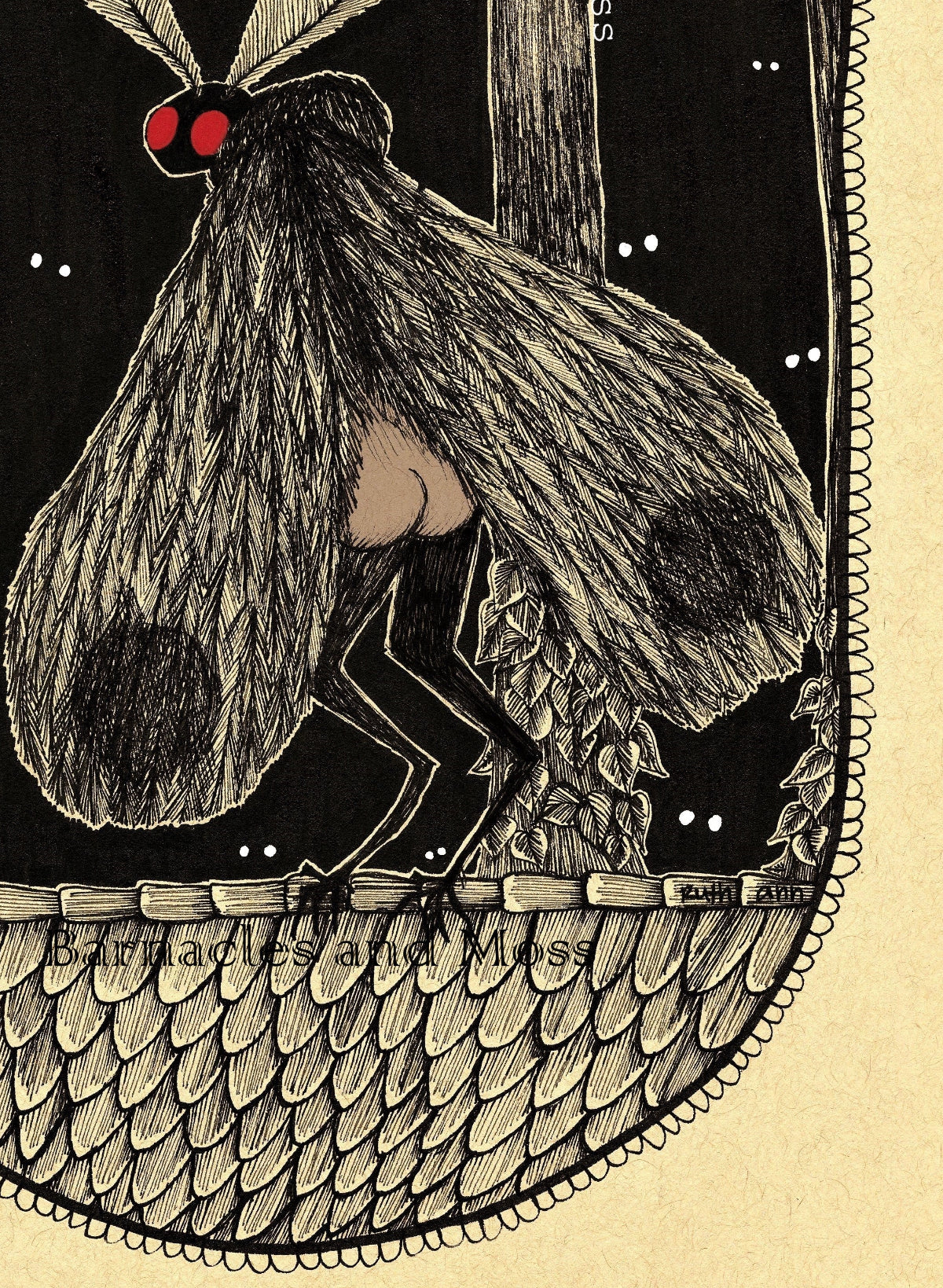 Mothman Booty Fine Art Print