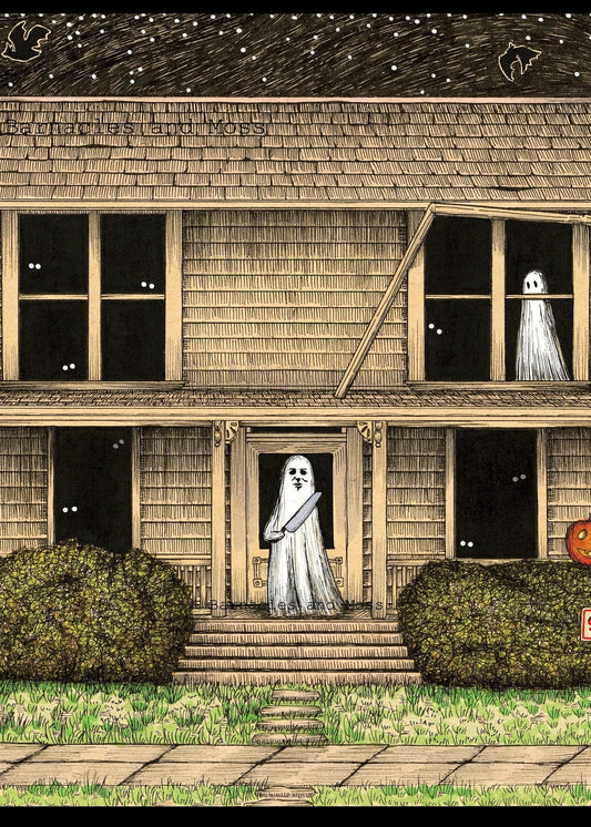 Halloween House Fine Art Print