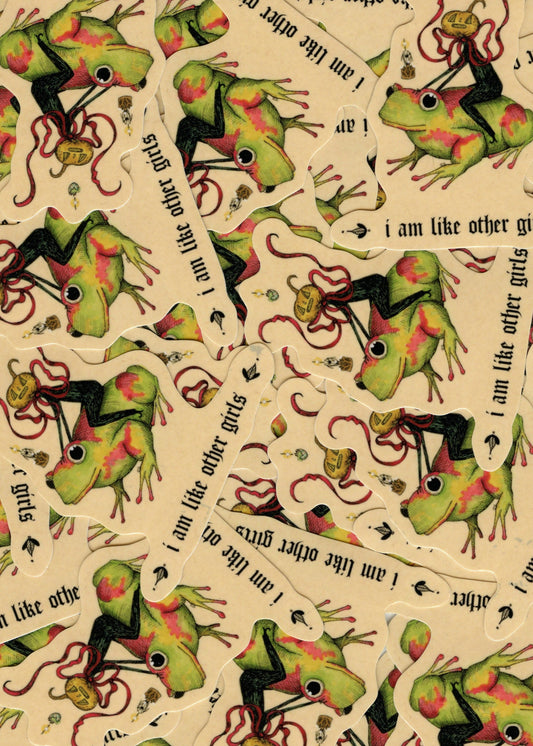 I Am Like Other Girls - Glossy Vinyl Sticker