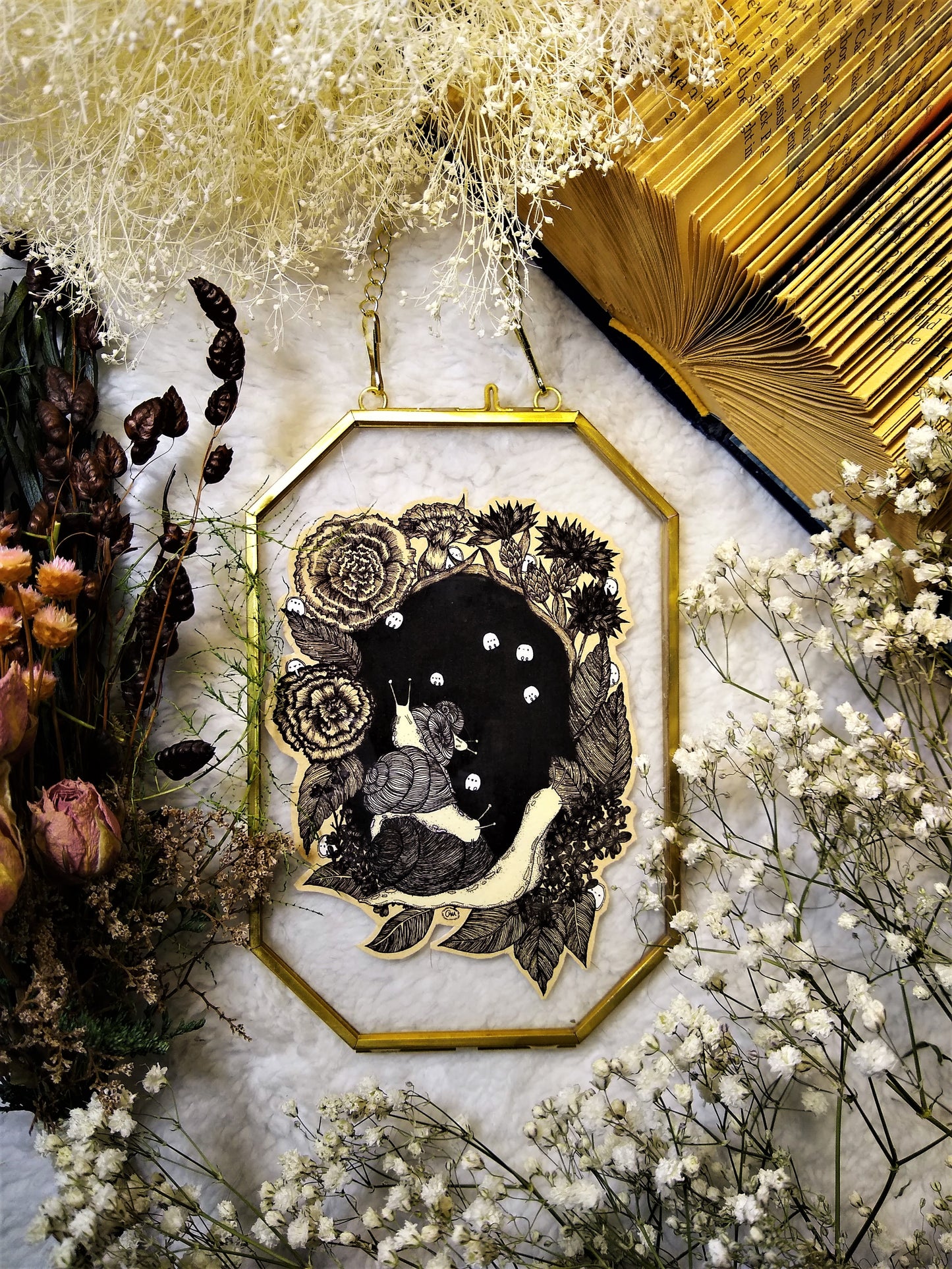 Snail Garden Fine Art Print