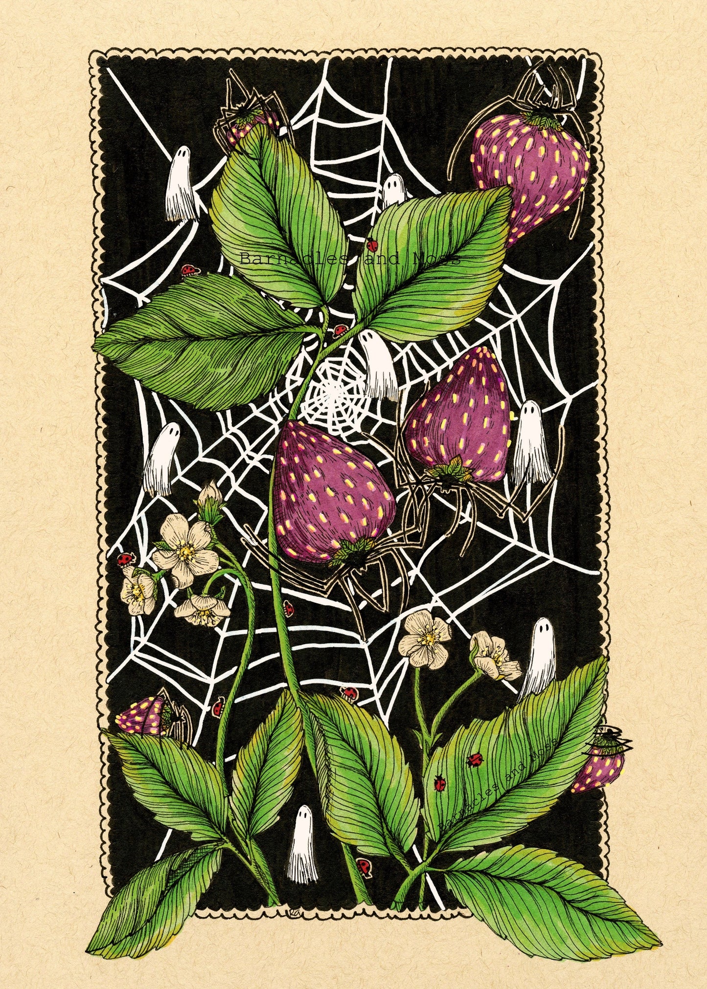 Strawberry Protectors Fine Art Print
