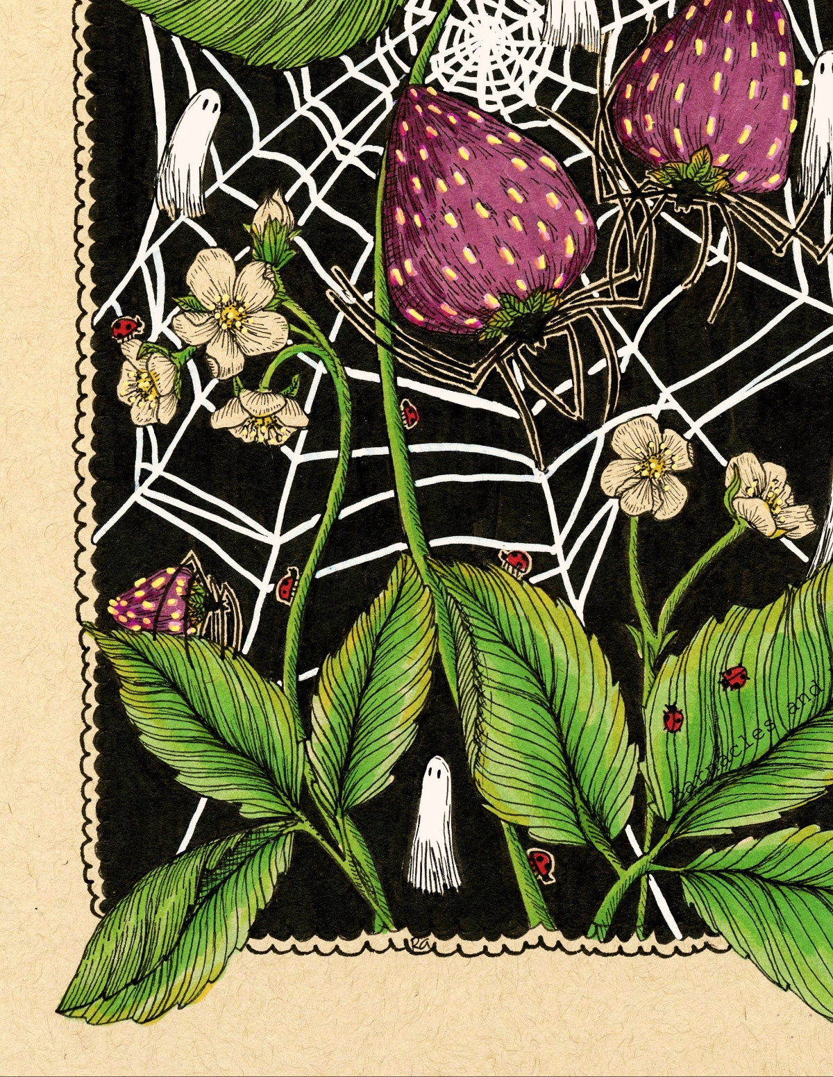 Strawberry Protectors Fine Art Print