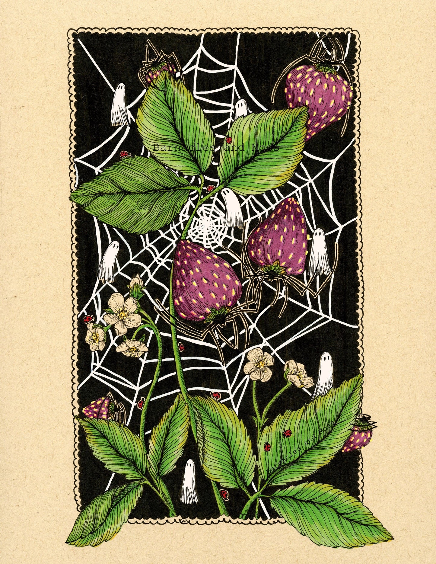 Strawberry Protectors Fine Art Print