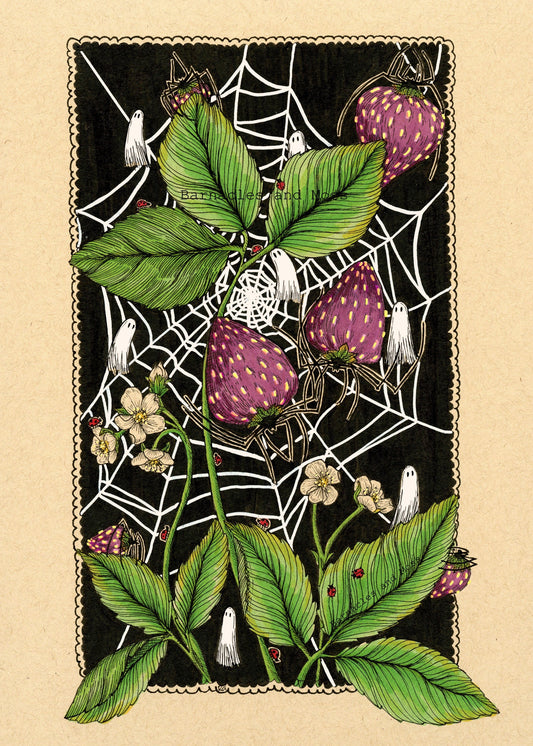 Strawberry Protectors Fine Art Print