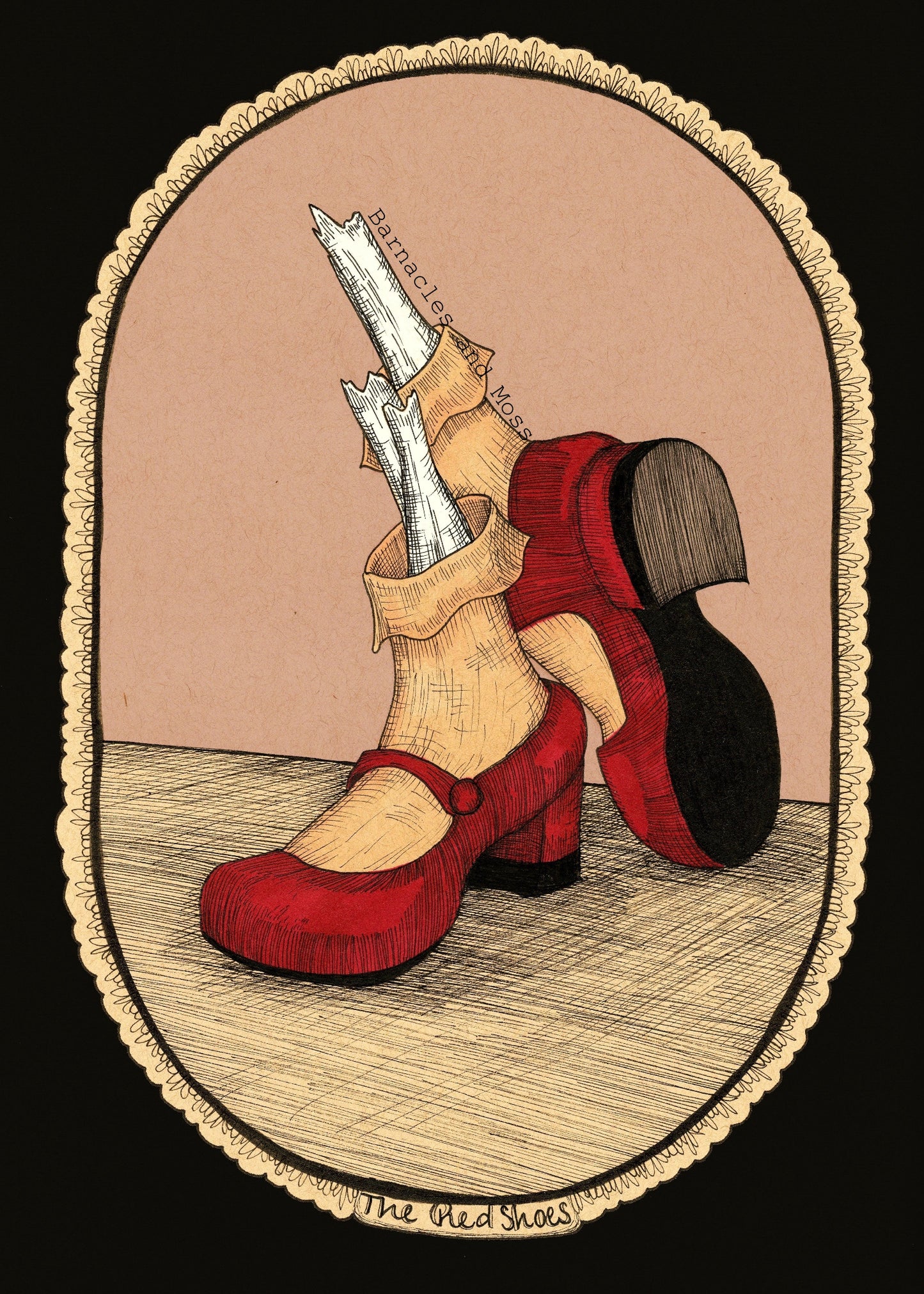 The Red Shoes Fine Art Print
