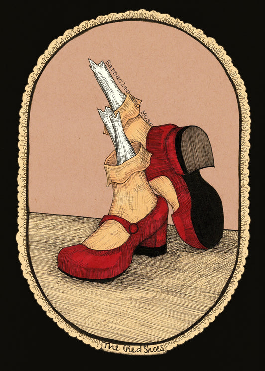 The Red Shoes Fine Art Print