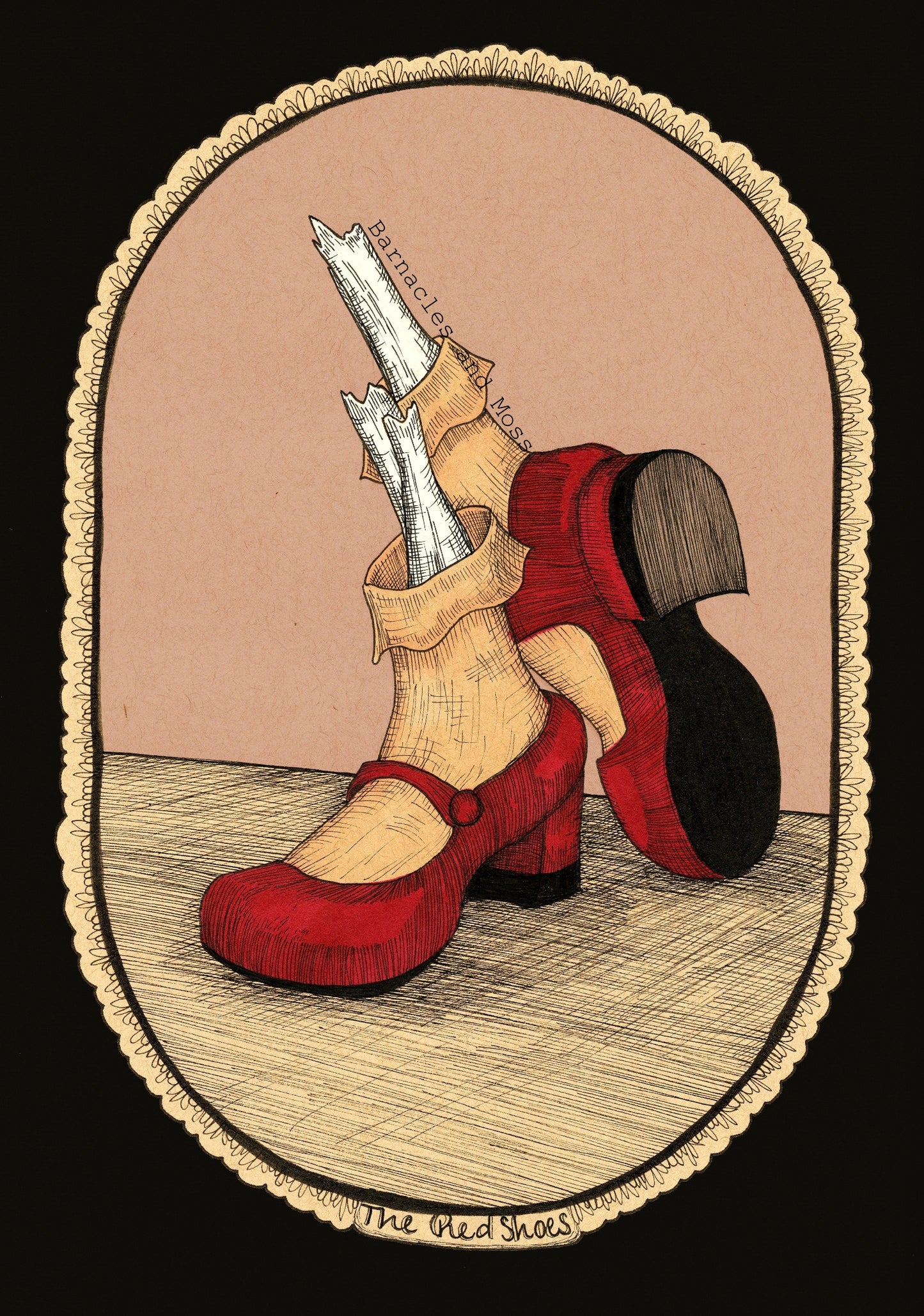 The Red Shoes Fine Art Print