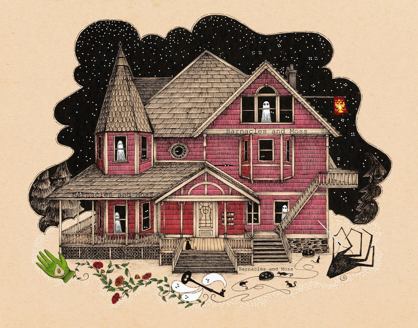 Pink Palace Fine Art Print