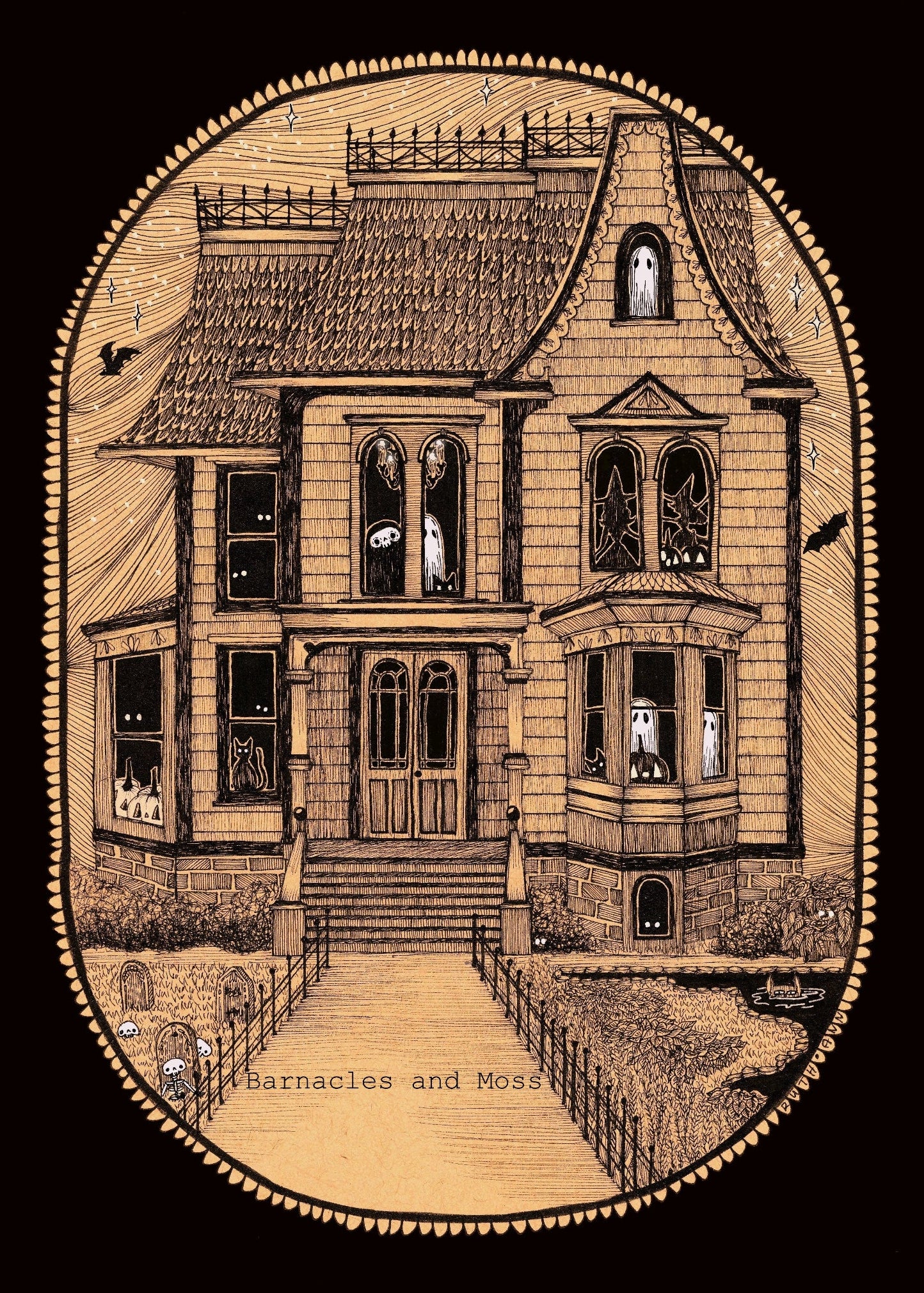 Haunted Victorian Fine Art Print