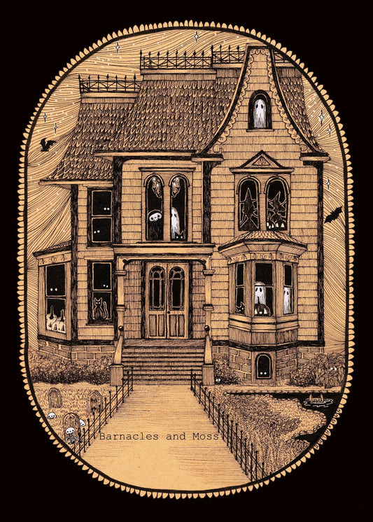 Haunted Victorian Fine Art Print