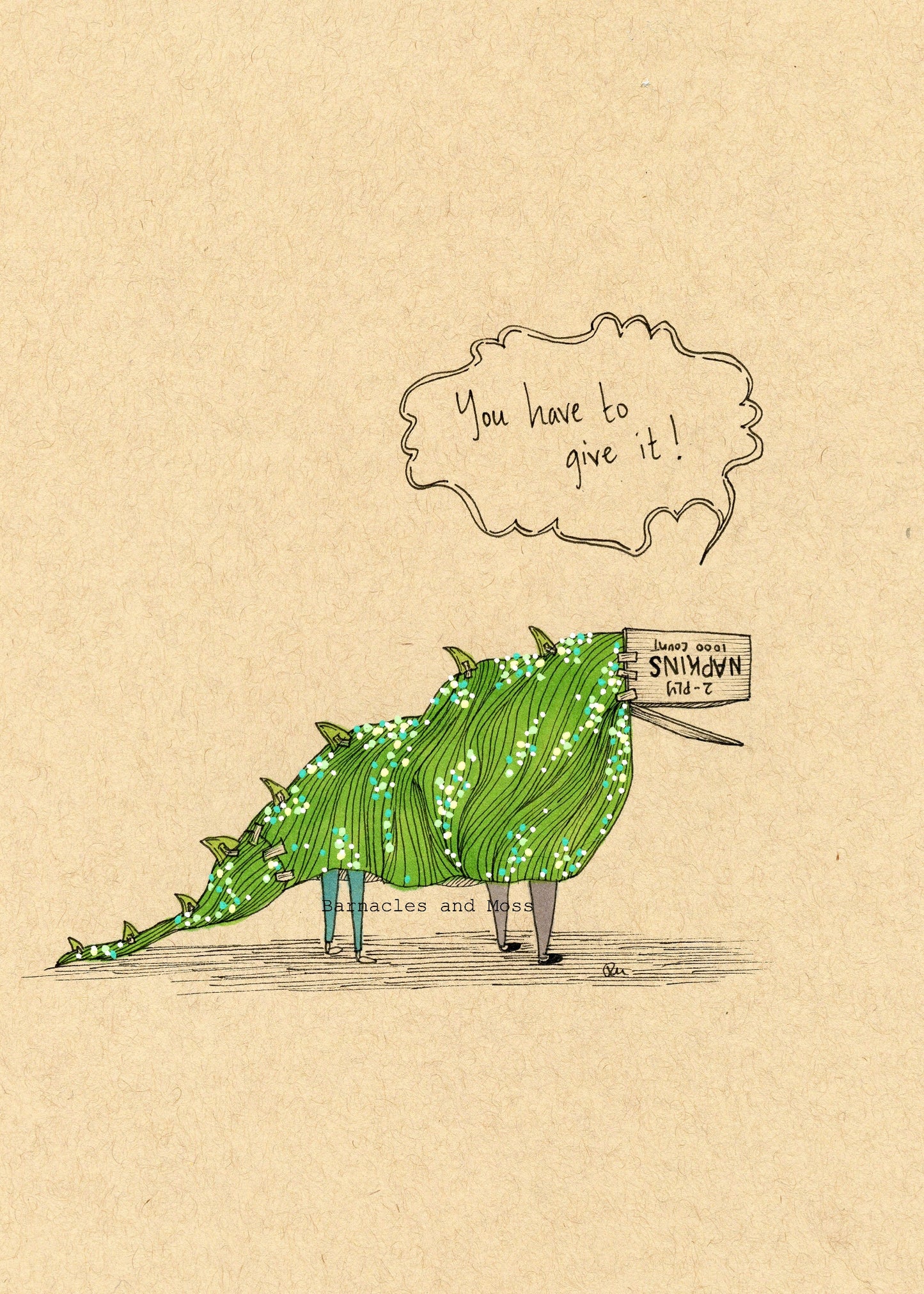 You Have To Give It! Fine Art Print