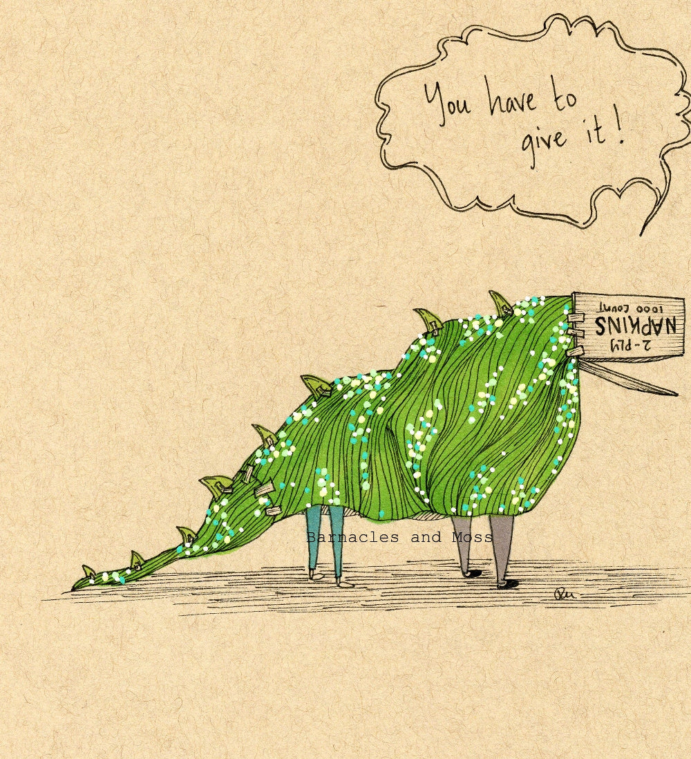 You Have To Give It! Fine Art Print