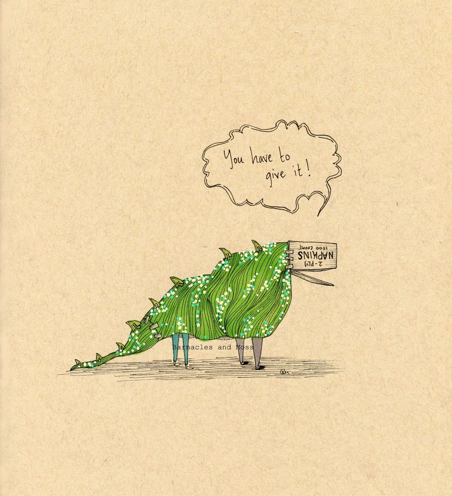 You Have To Give It! Fine Art Print