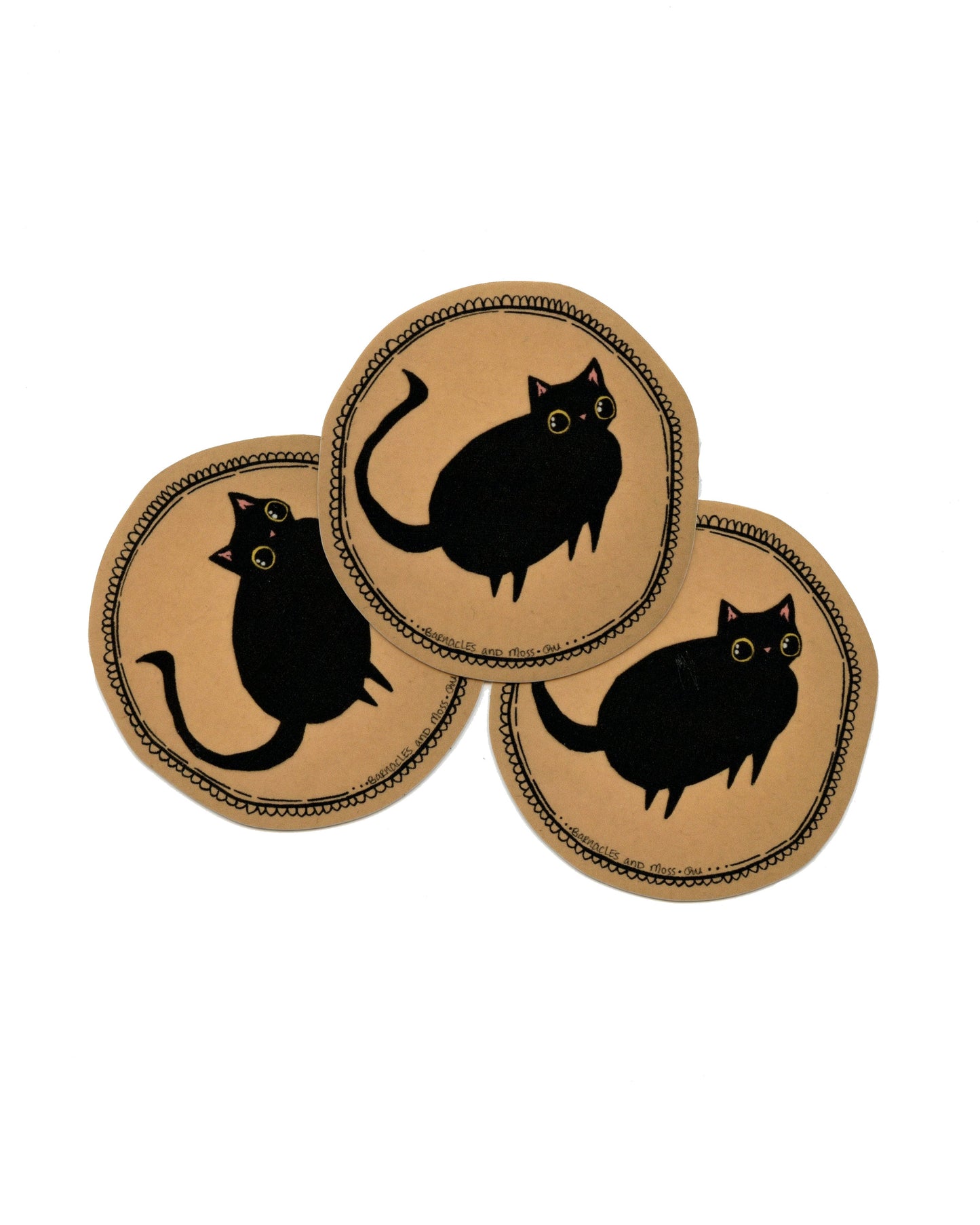 Black Cat - Glossy Vinyl Sticker