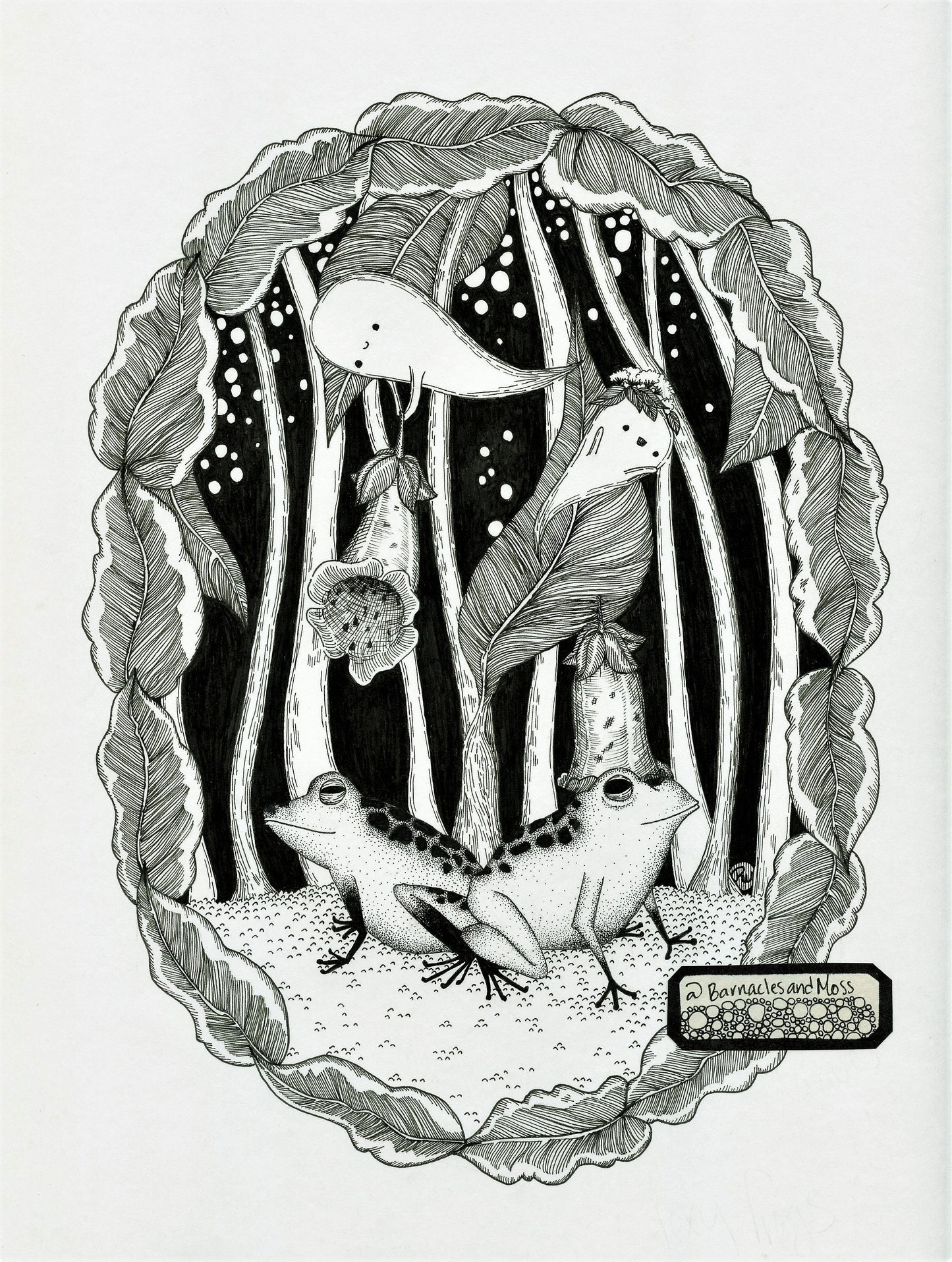 Foxy Frogs Fine Art Print