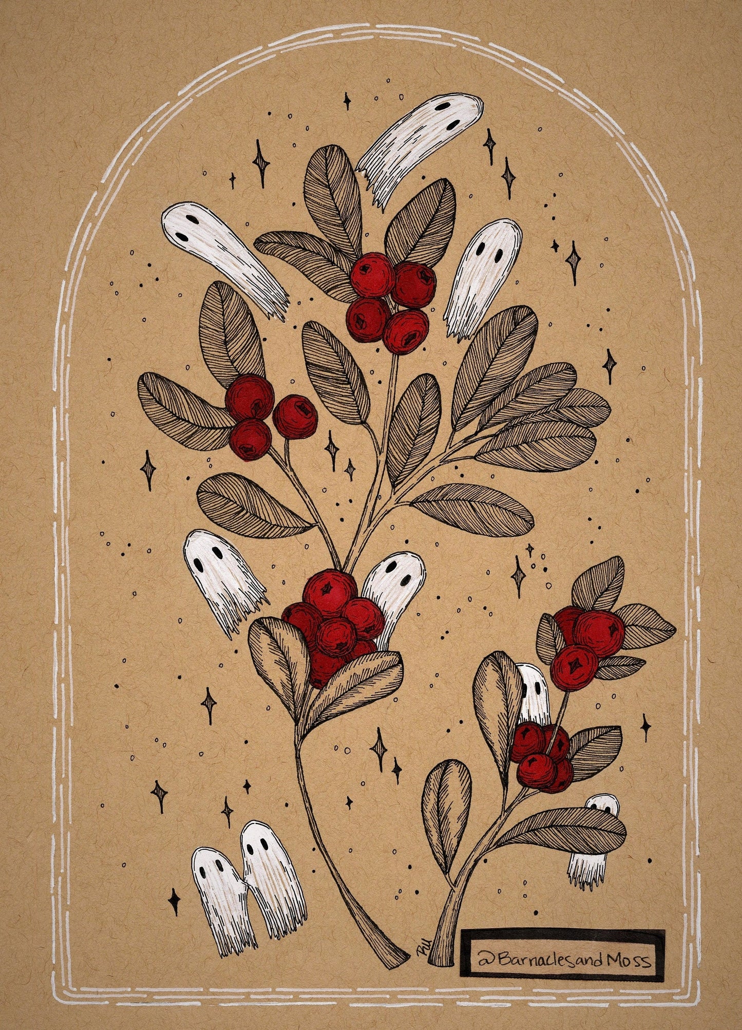 Haunted Cranberries Fine Art Print
