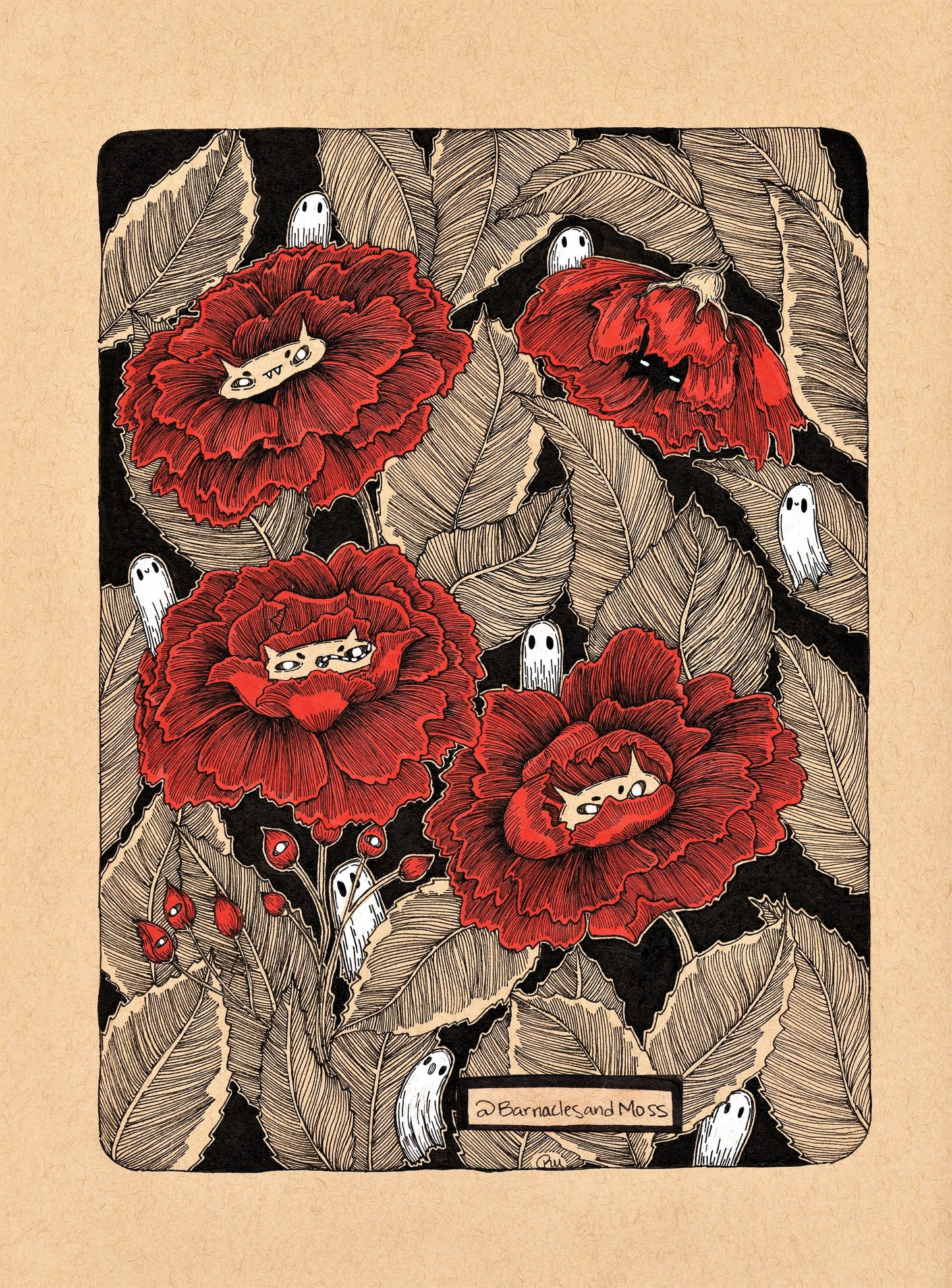 Botanical Beasties Fine Art Print