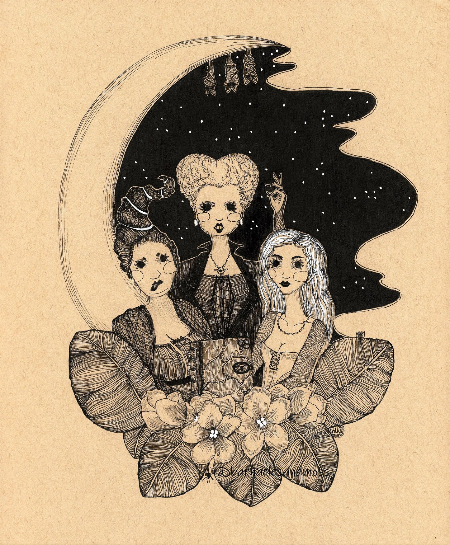 Sanderson Sisters Fine Art Print