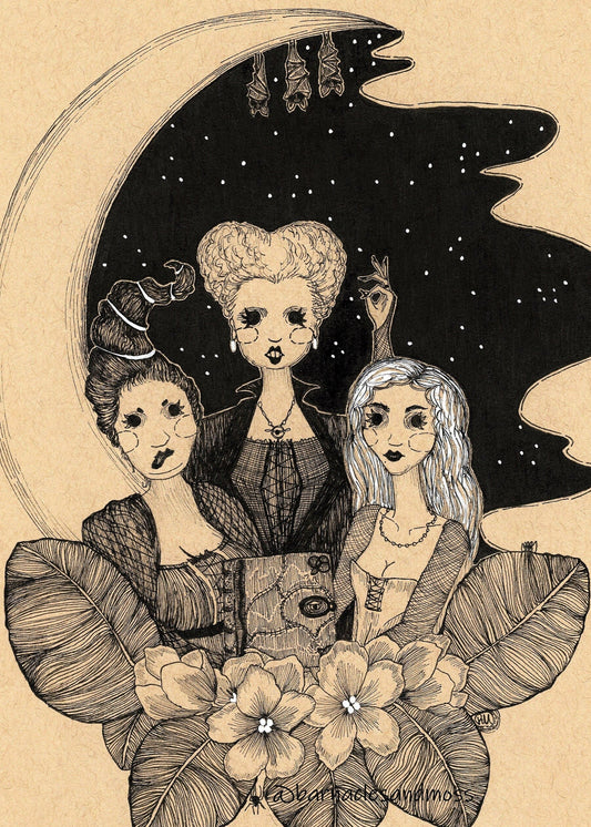 Sanderson Sisters Fine Art Print