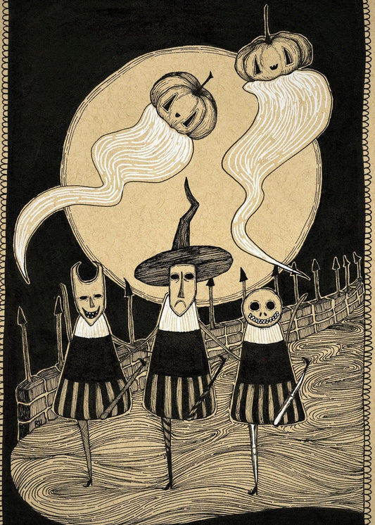 We're His Little Henchmen Fine Art Print