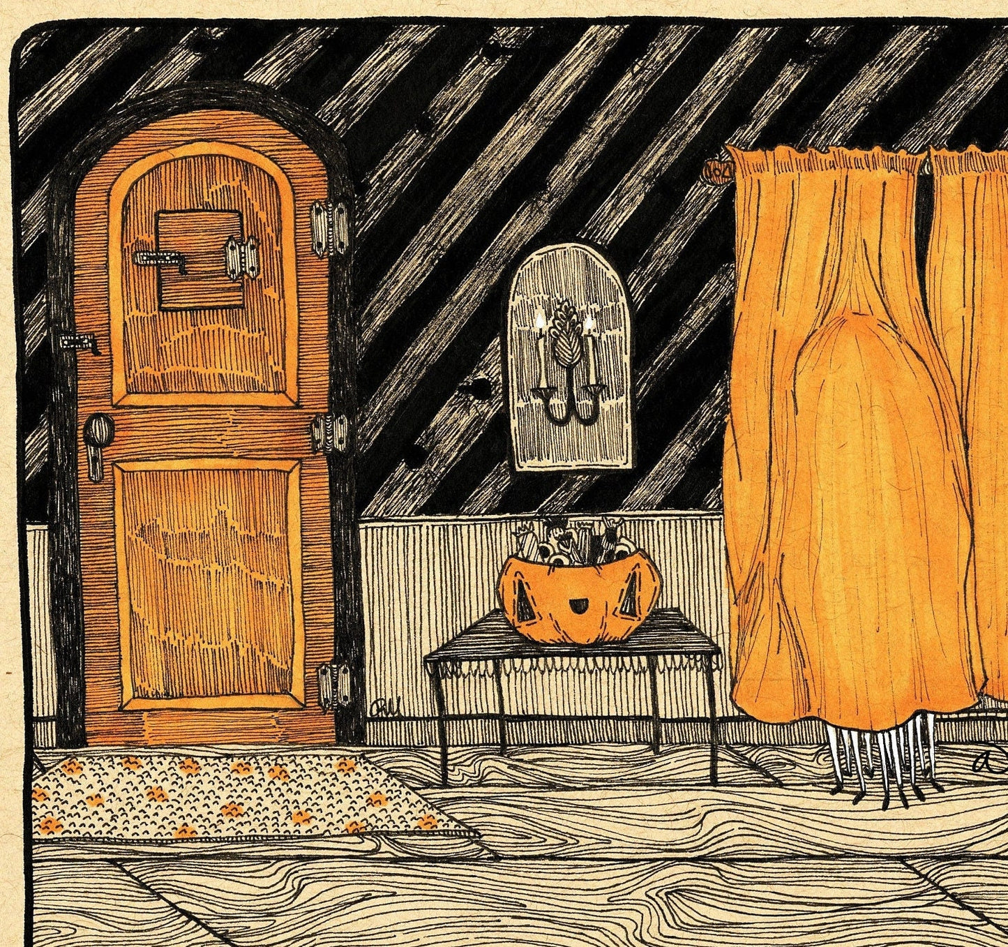 Too Many Feet! Fine Art Print