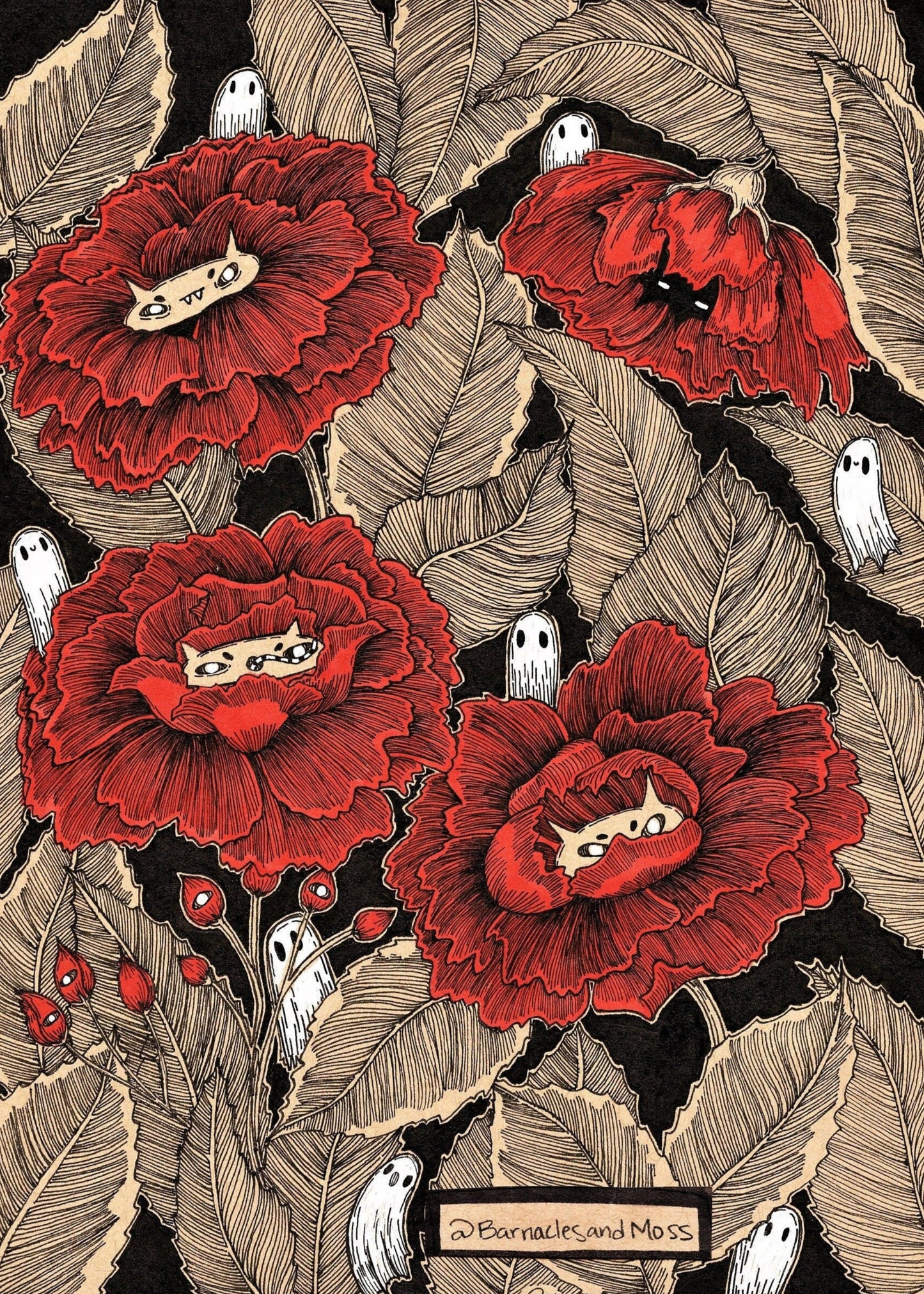 Botanical Beasties Fine Art Print