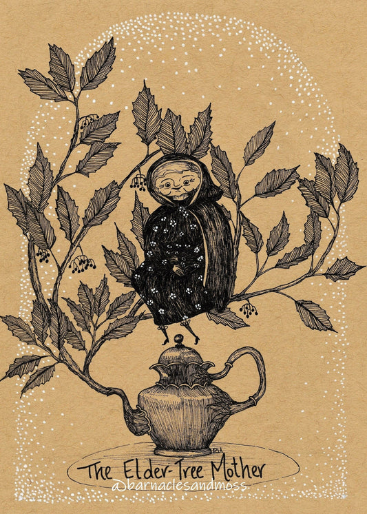 Elder-Tree Mother Fine Art Print