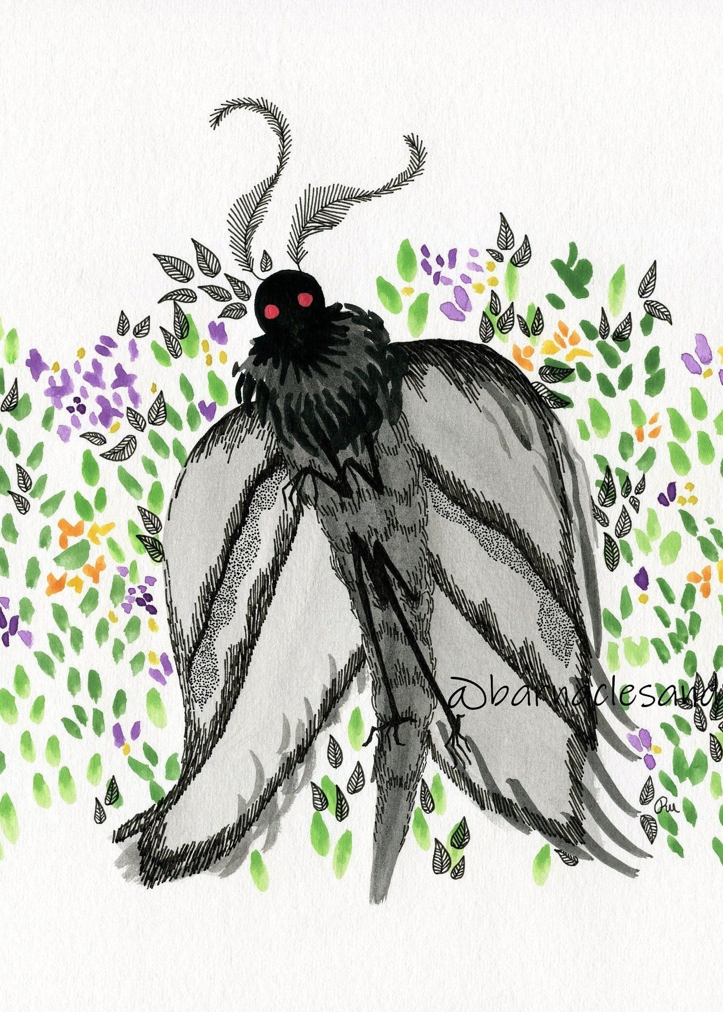 Mothman Fine Art Print