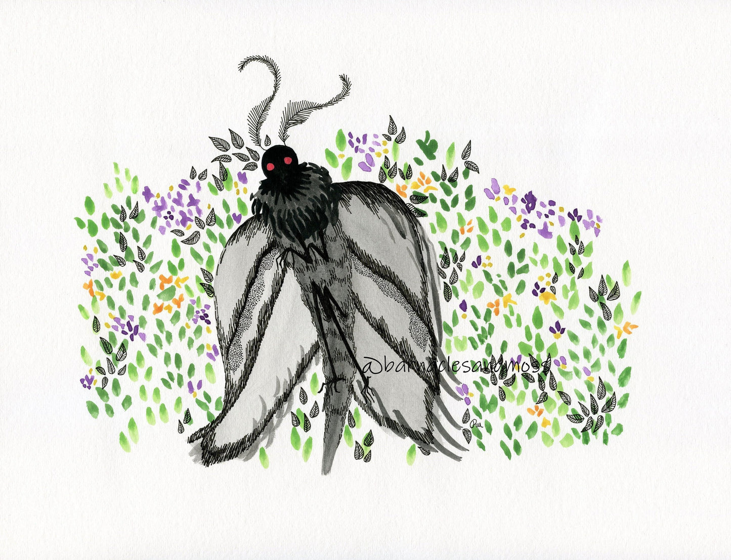 Mothman Fine Art Print