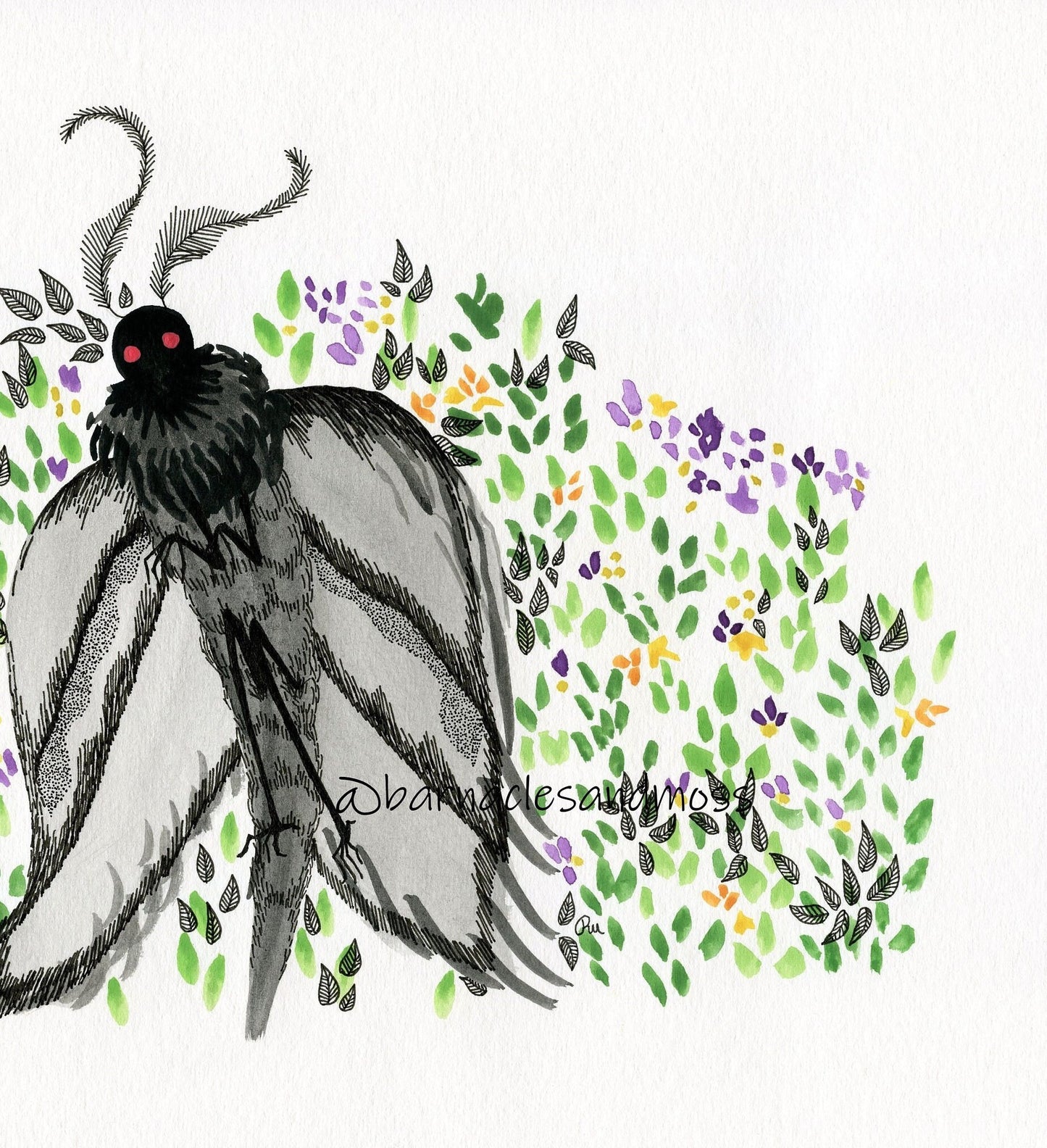 Mothman Fine Art Print