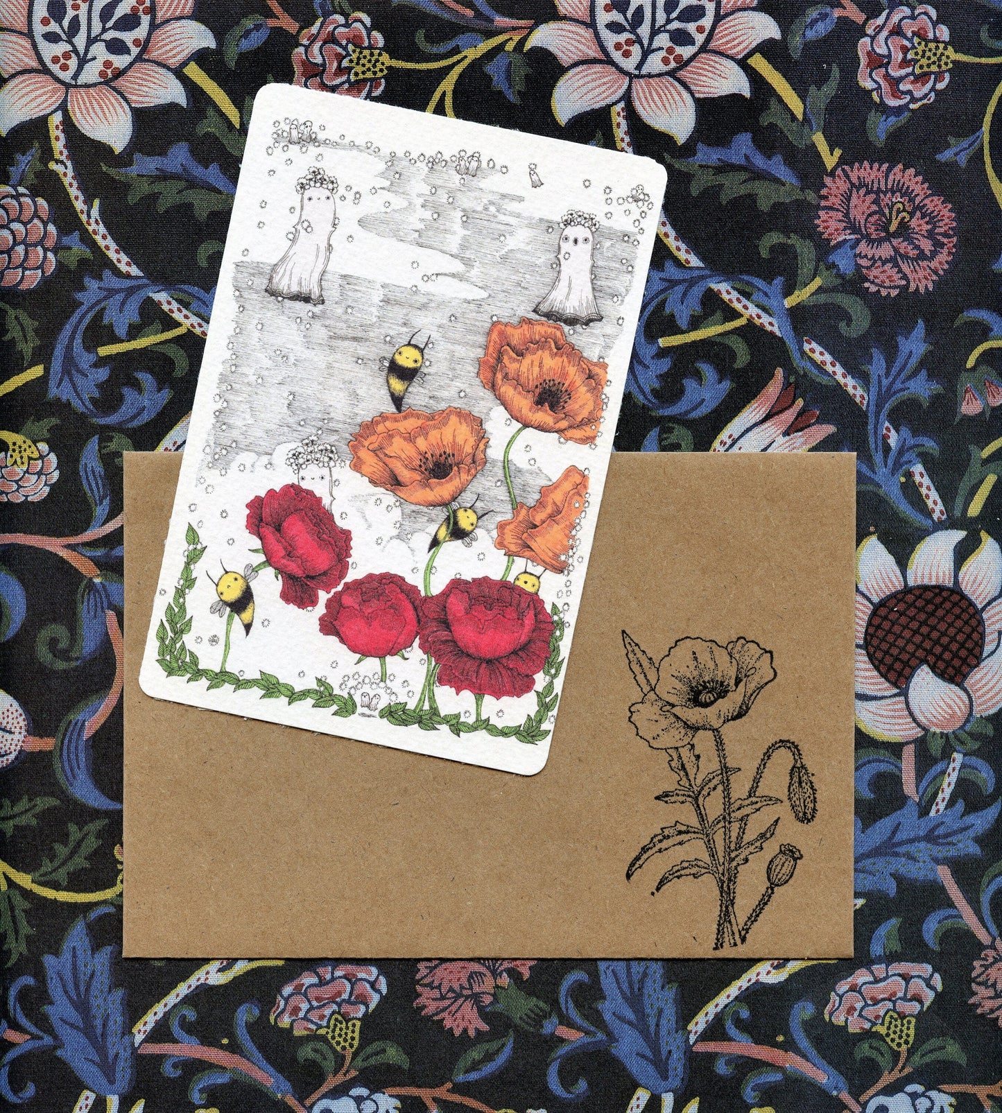 Set of 3 Frameable Haunted Flora Cards