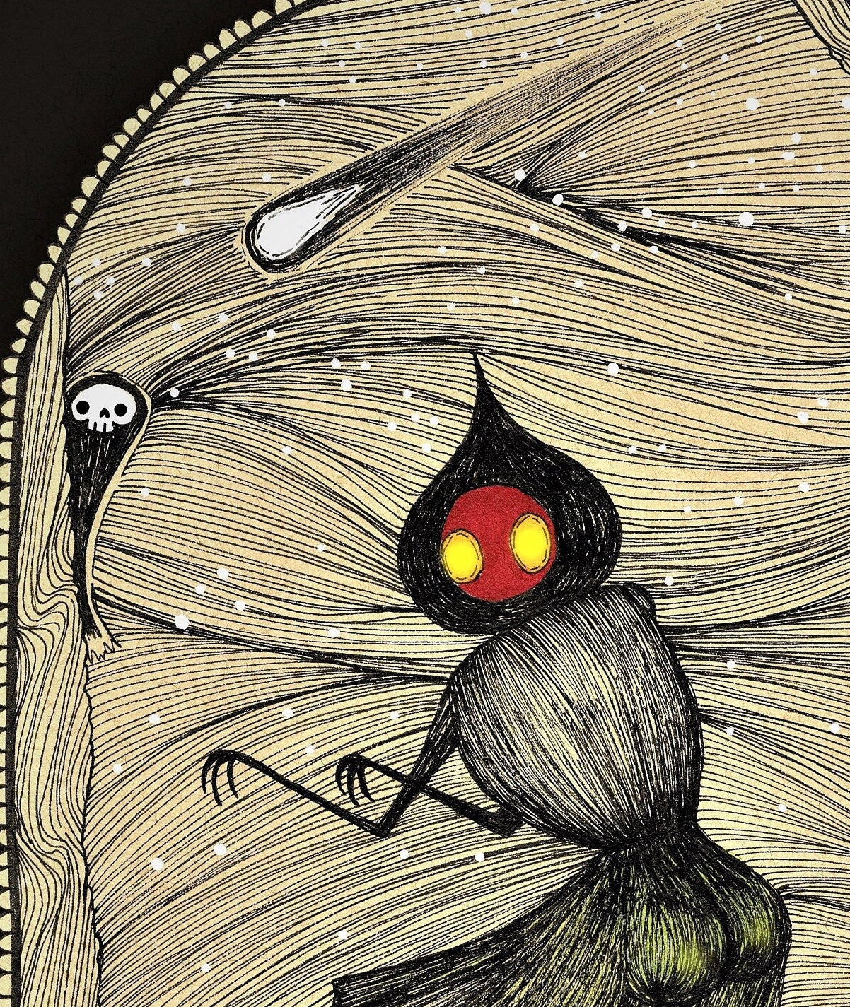 Flatwoods Monster Booty Fine Art Print