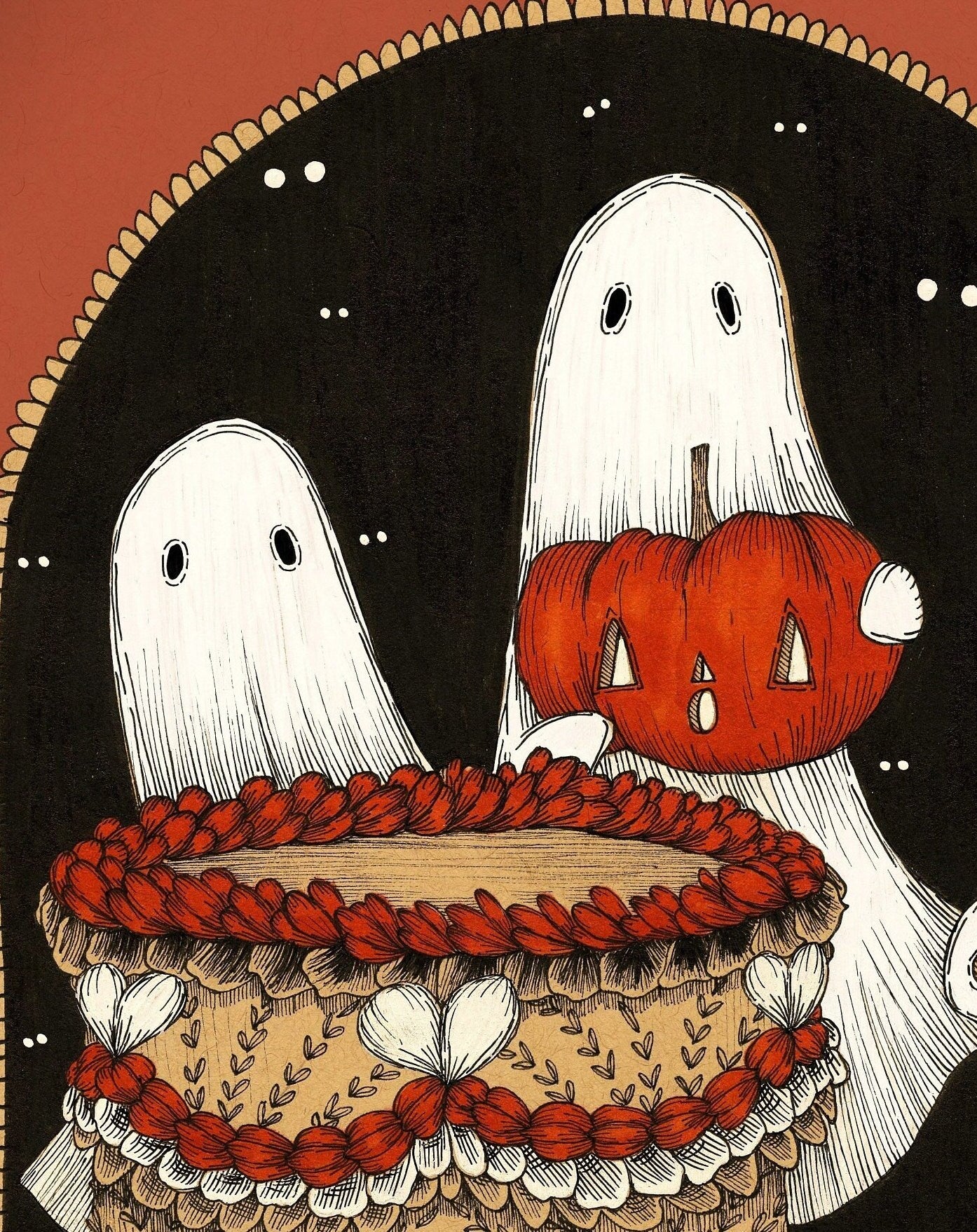 Halloween Cake Fine Art Print